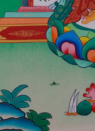 Hand-Painted Maitreya Buddha Art | Symbol of Future Enlightenment and Compassion