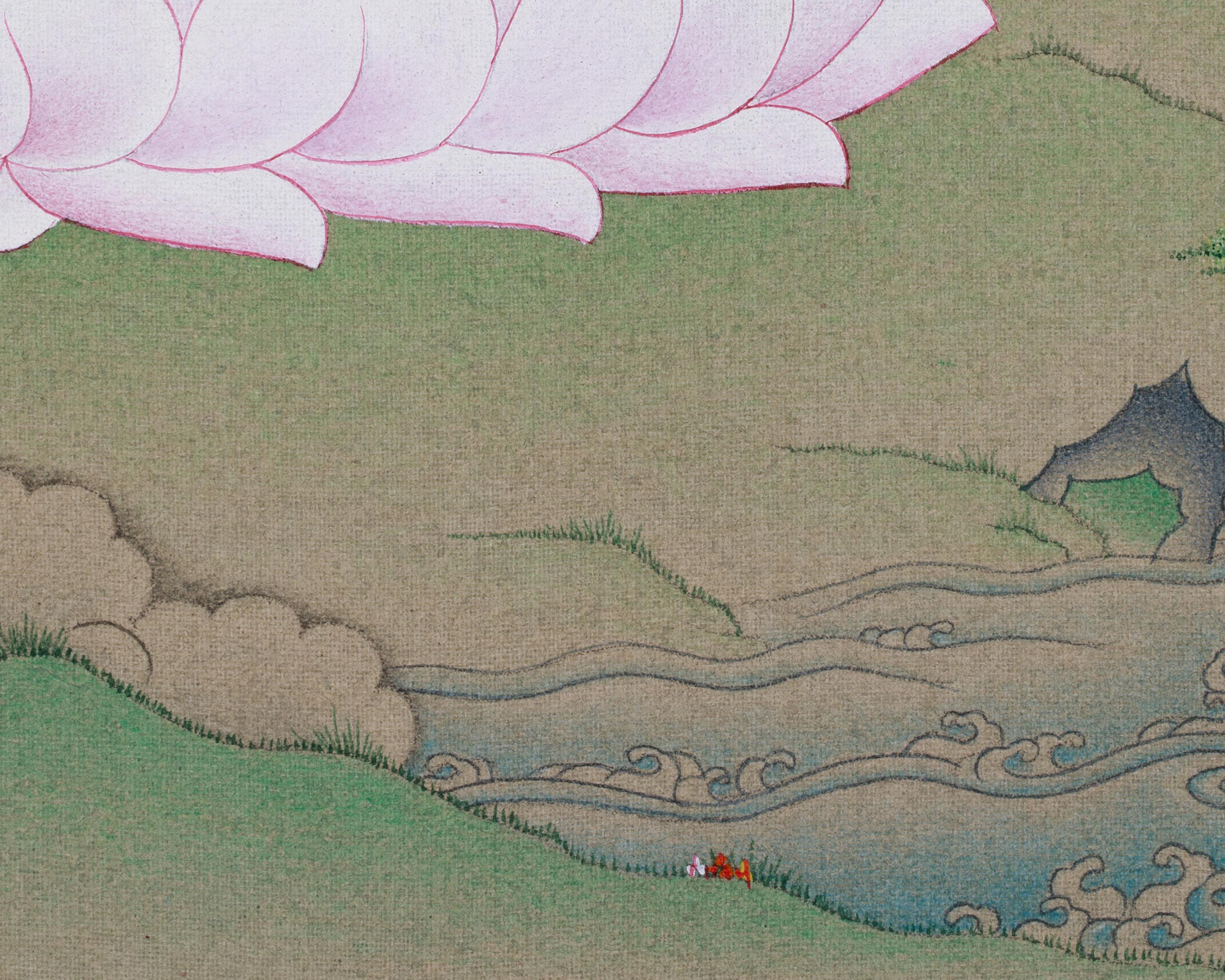 Original Hand-Painted Dorje Sempa Artwork | Enlightened Deity