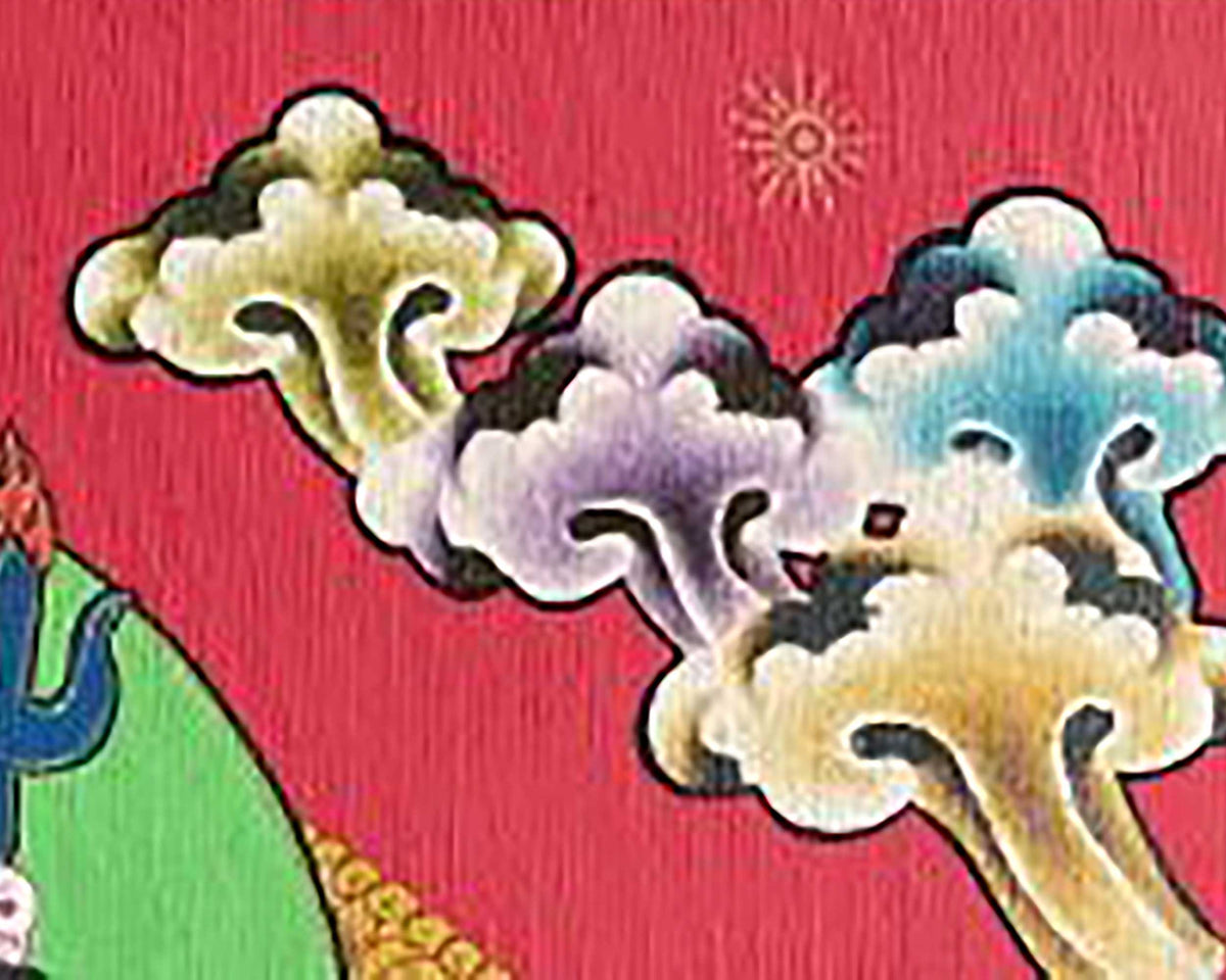 Original Hand-Painted Guru Rinpoche Thangka Painting | Fine Quality Sacred Art |