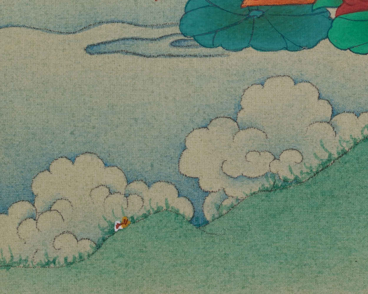 Padmasambhava Second Buddha Art | Guru Rinpoche Thangka | Lotus-Born Master