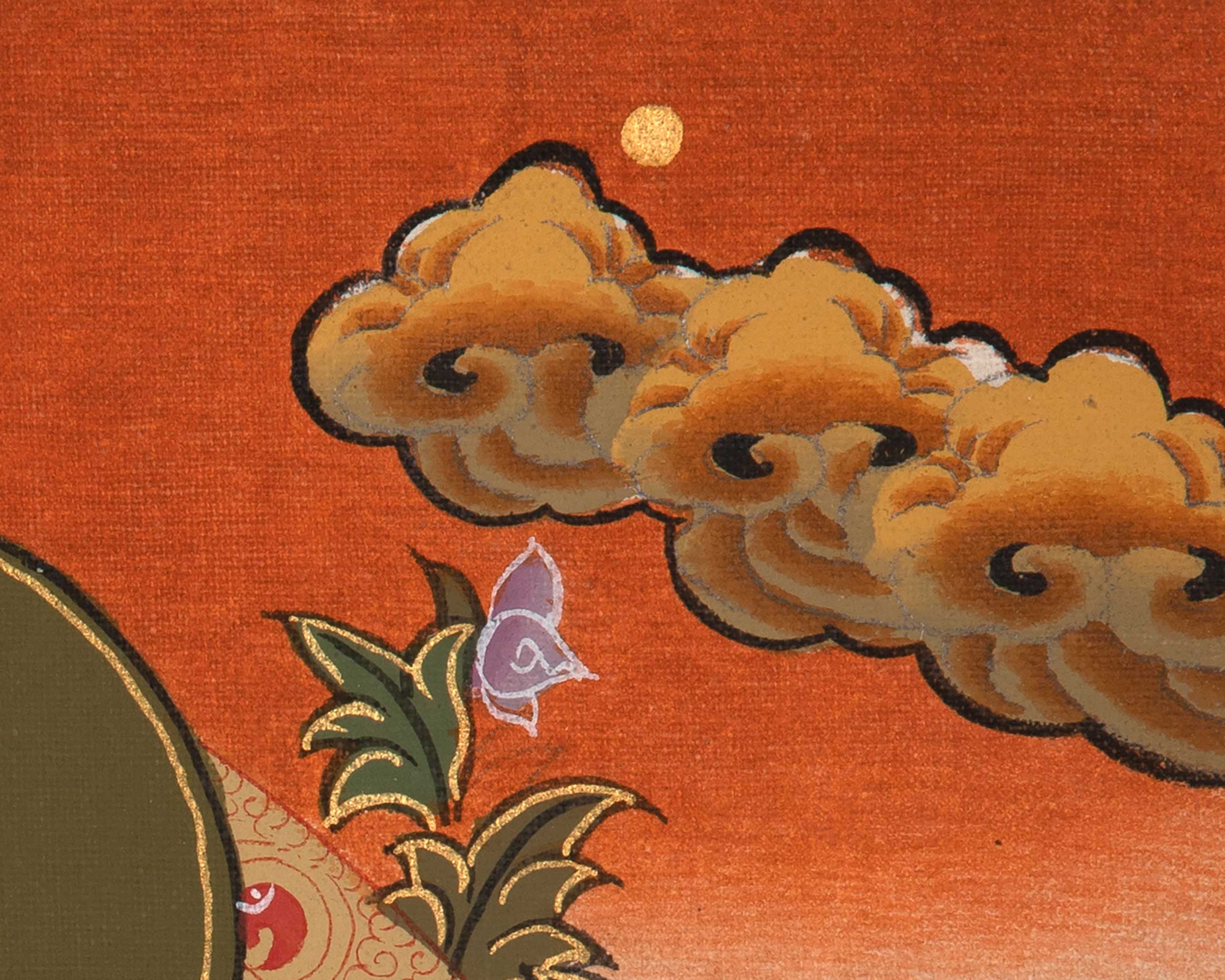 Vaisravana Tibetan Thangka | God Of Wealth | Wall Decors