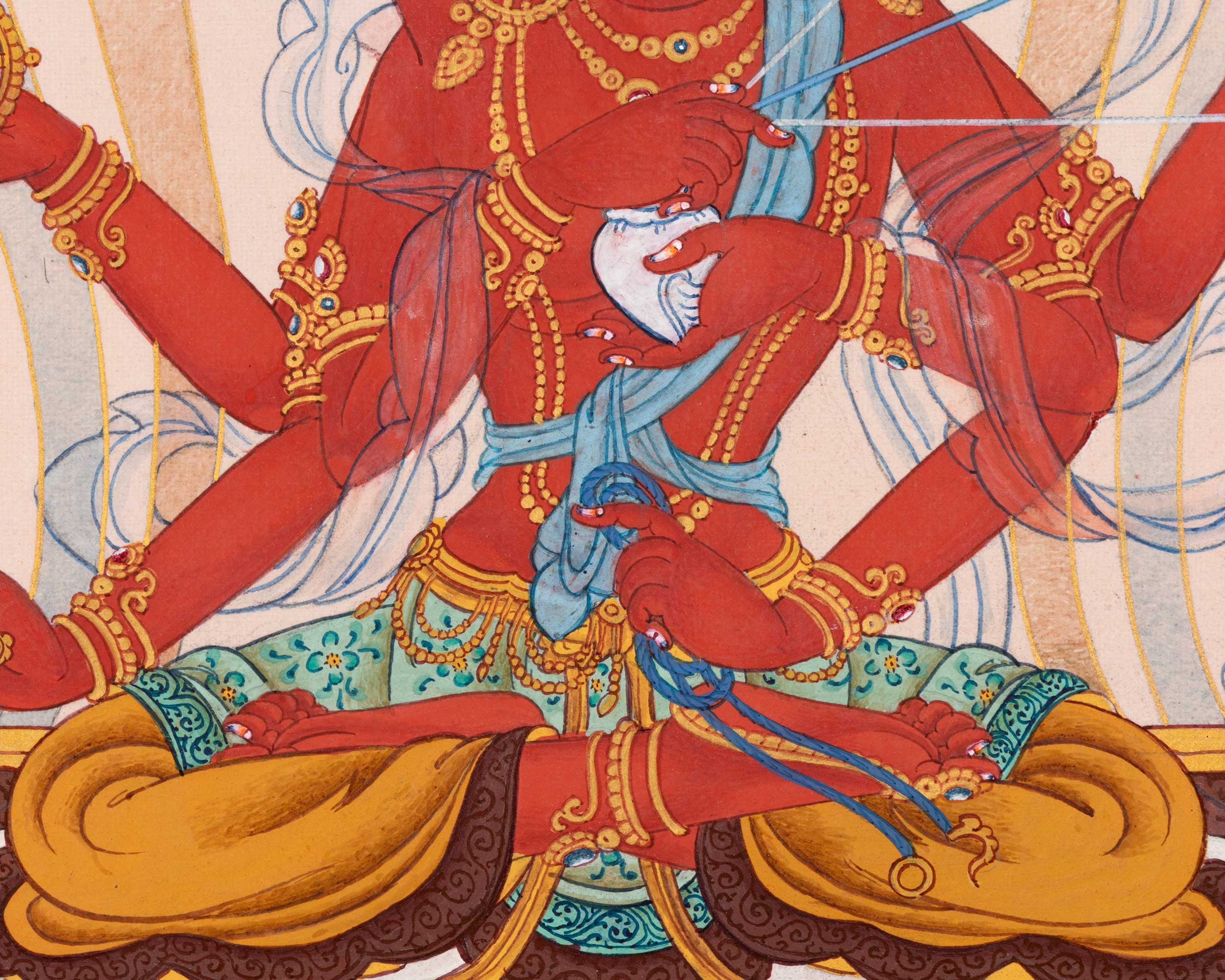 Pravira Tara | 21 Tara of Surya Gupta Thangka