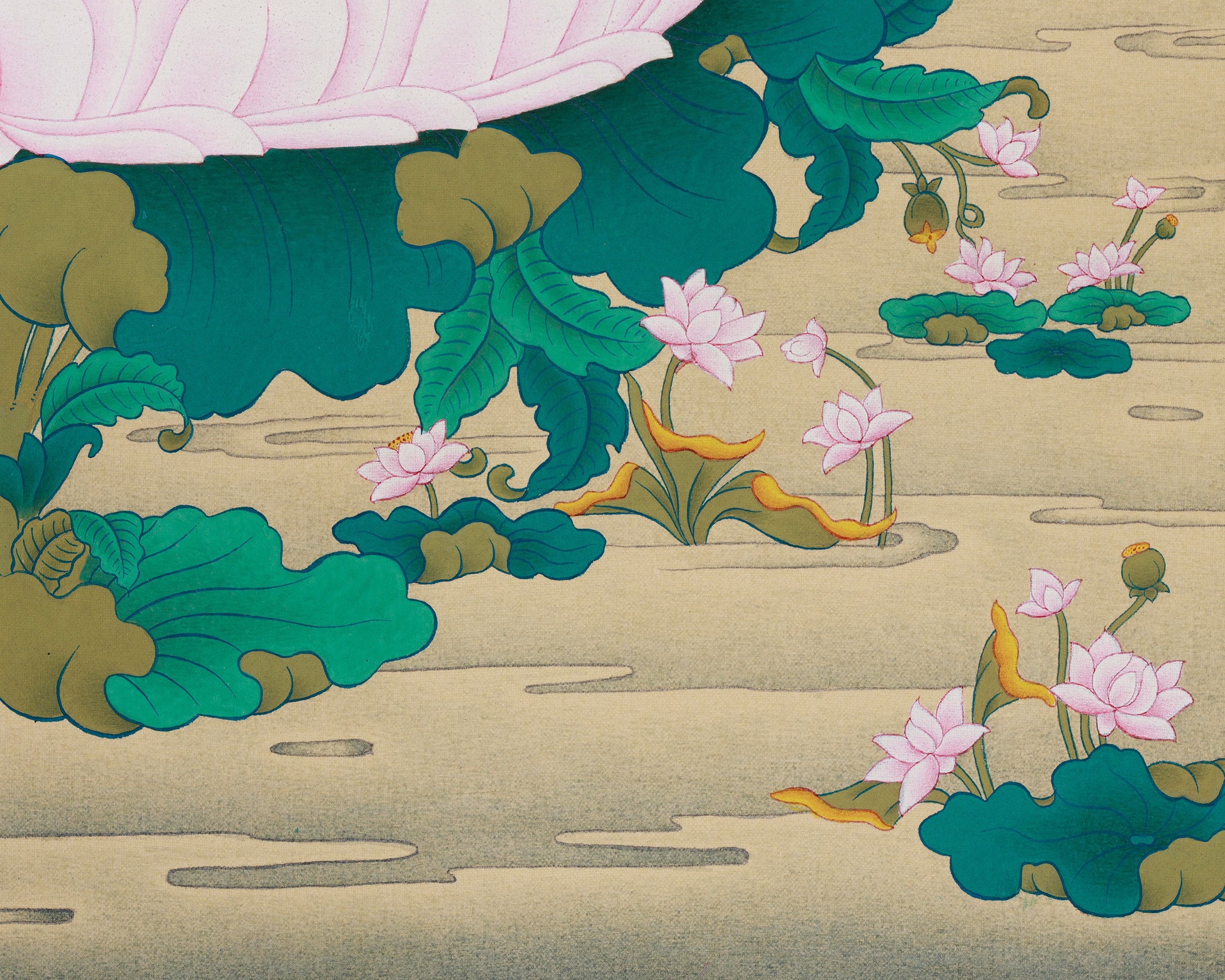 Two-Arms Chenrezig Painting | Exclusive Spiritual Protection