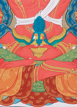 Amitayus : Buddha of Infinite Light | Vajrayana Thangka Art