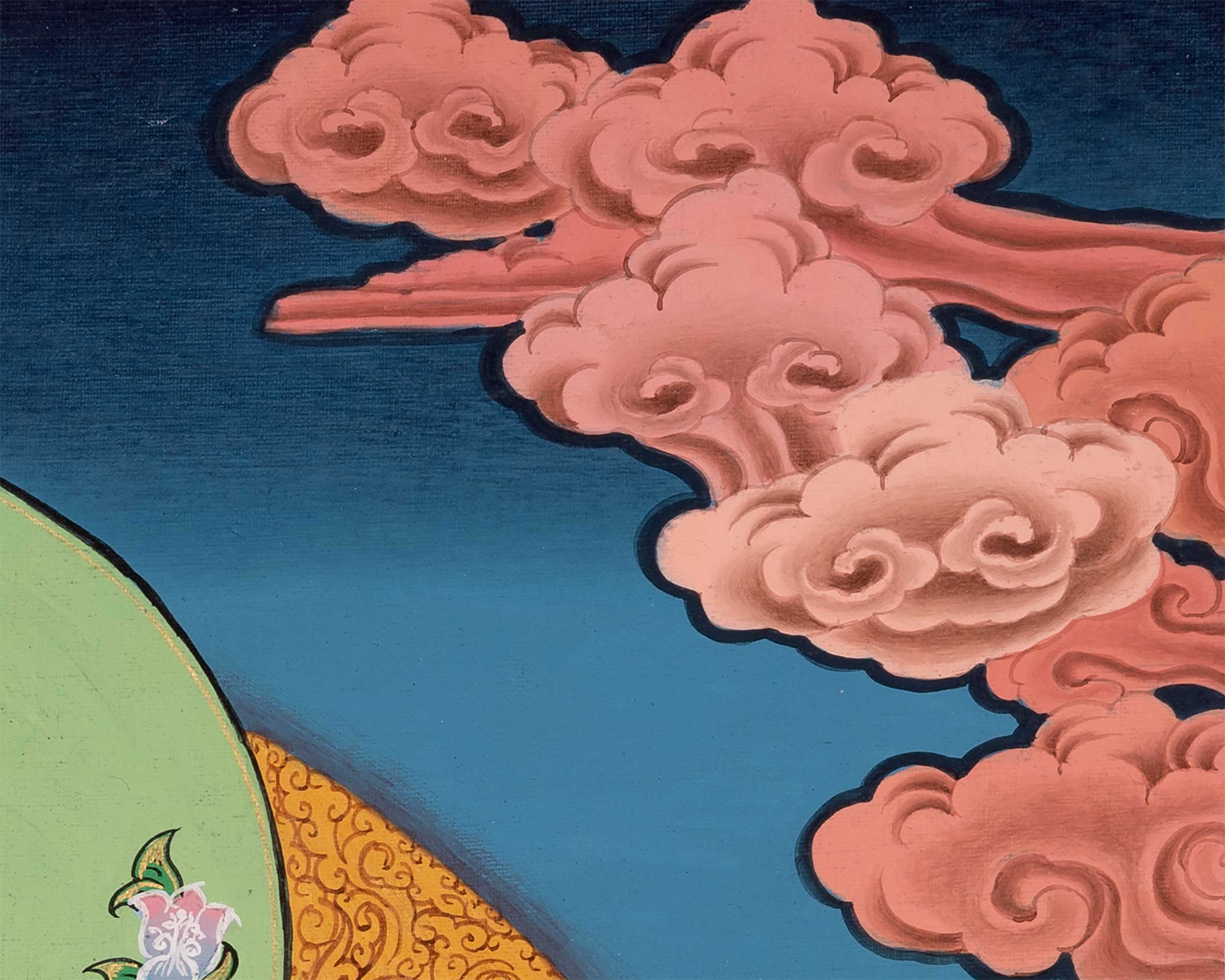 White Tara Thangka | Religious Buddhist Art | Wall Decors