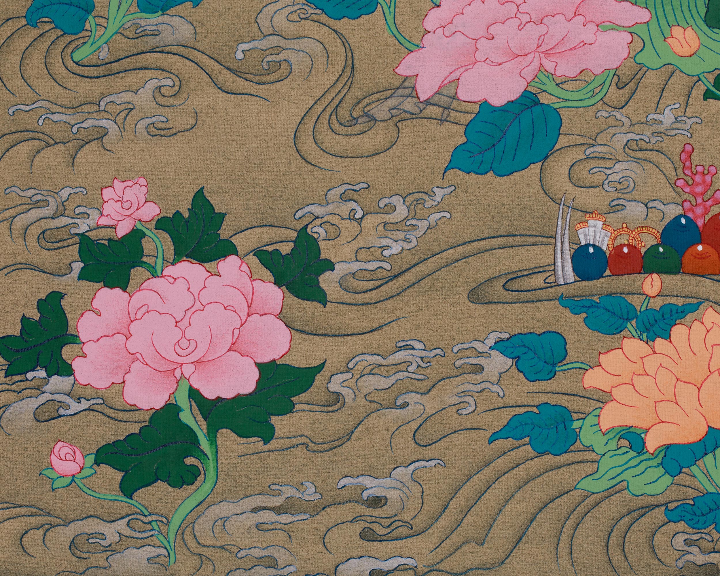 Female Bodhisattva White Tara Thangka | Handmade Sita Tara Painting