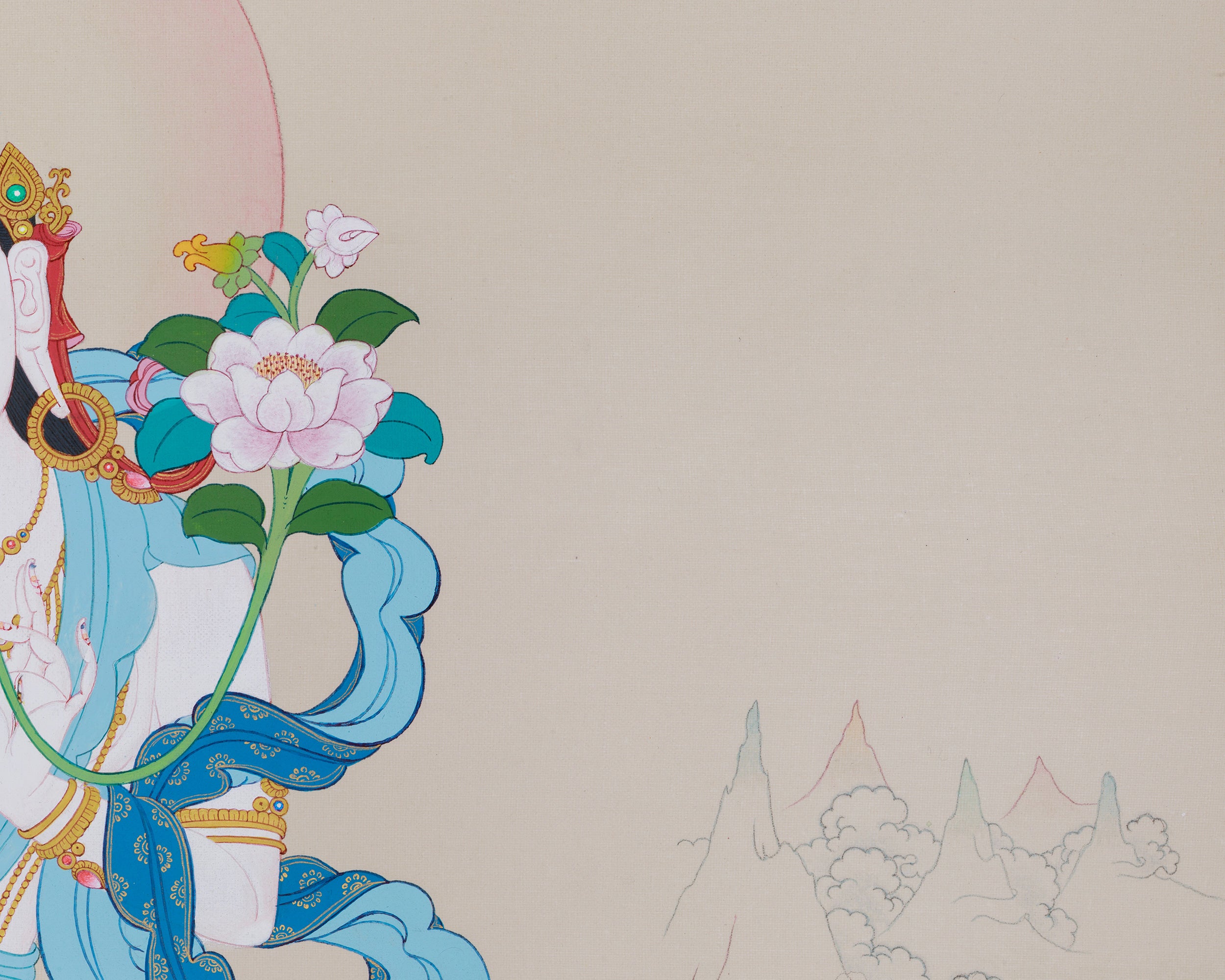Sita Tara Thangka | Goddess of Compassion and Long Life