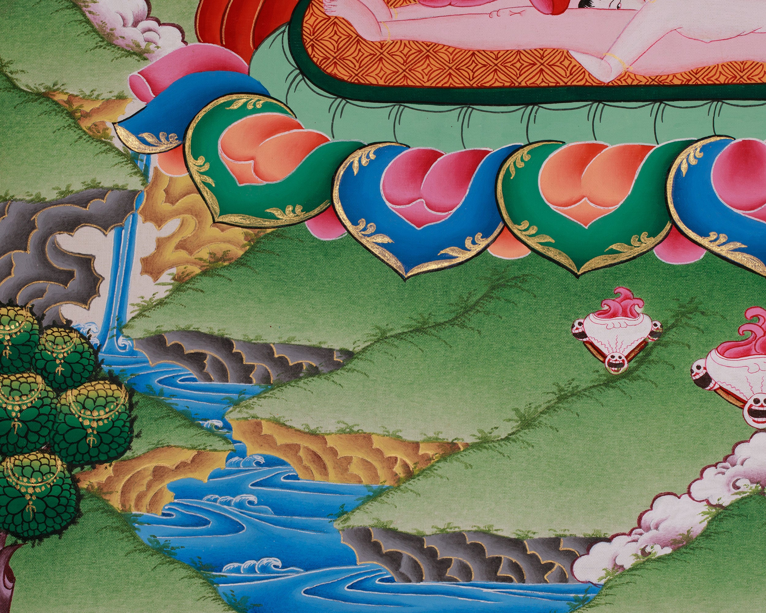 Traditional Thangka of Hayagriva | Buddhist Guardian and Tantric Deity