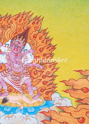 Shakyapa Mahakala Buddhism Thangka | Tibetan Buddhism Protector Deity Thangka Art