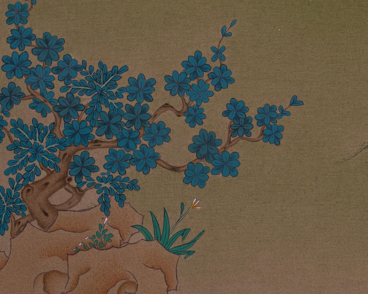 Medicine Buddha Healing Art | Bhaisajyaguru Thangka | Spiritual Wellness Deity