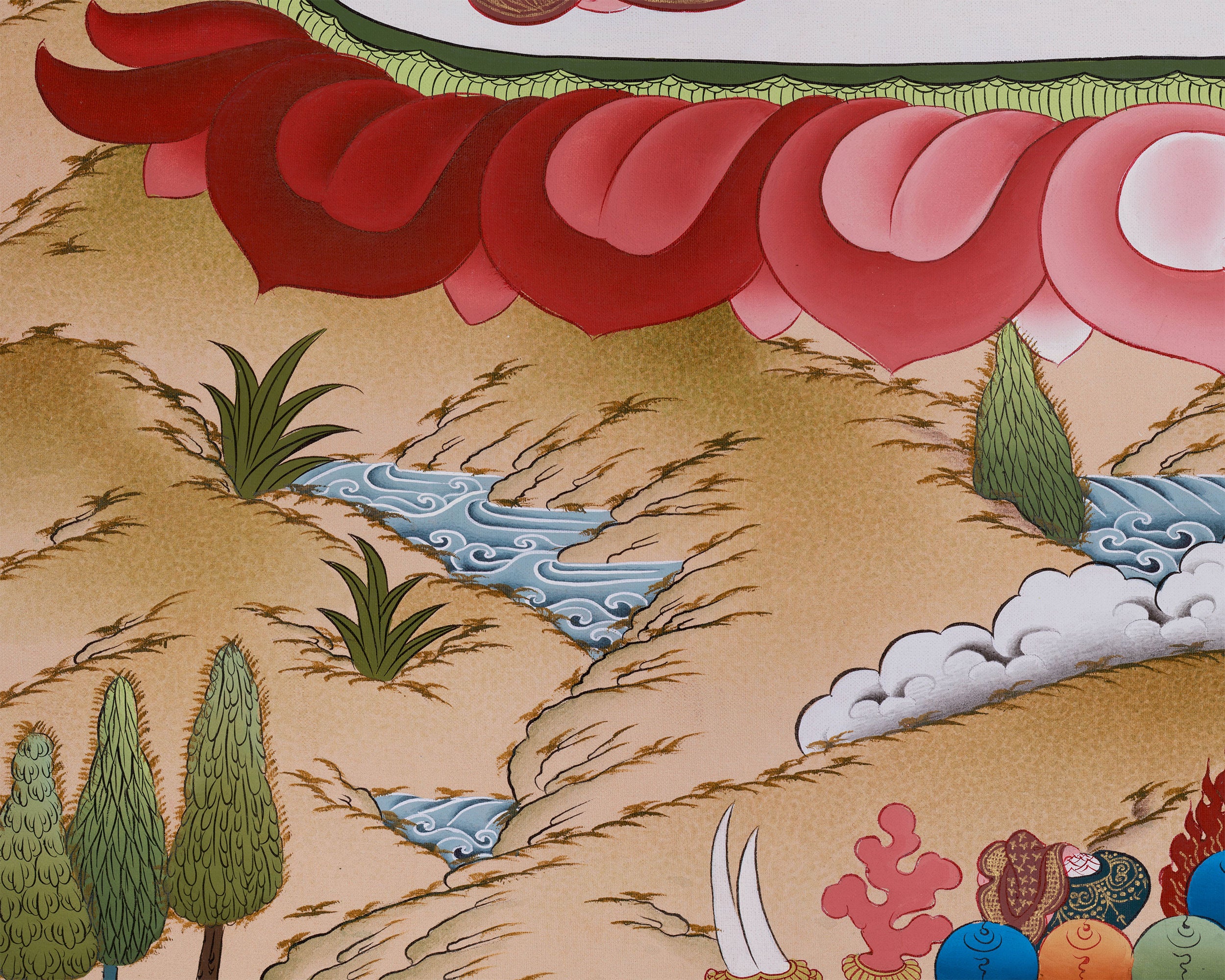 Bodhisattva of Purification, Vajrasattva Thangka | Spiritual Cleansing