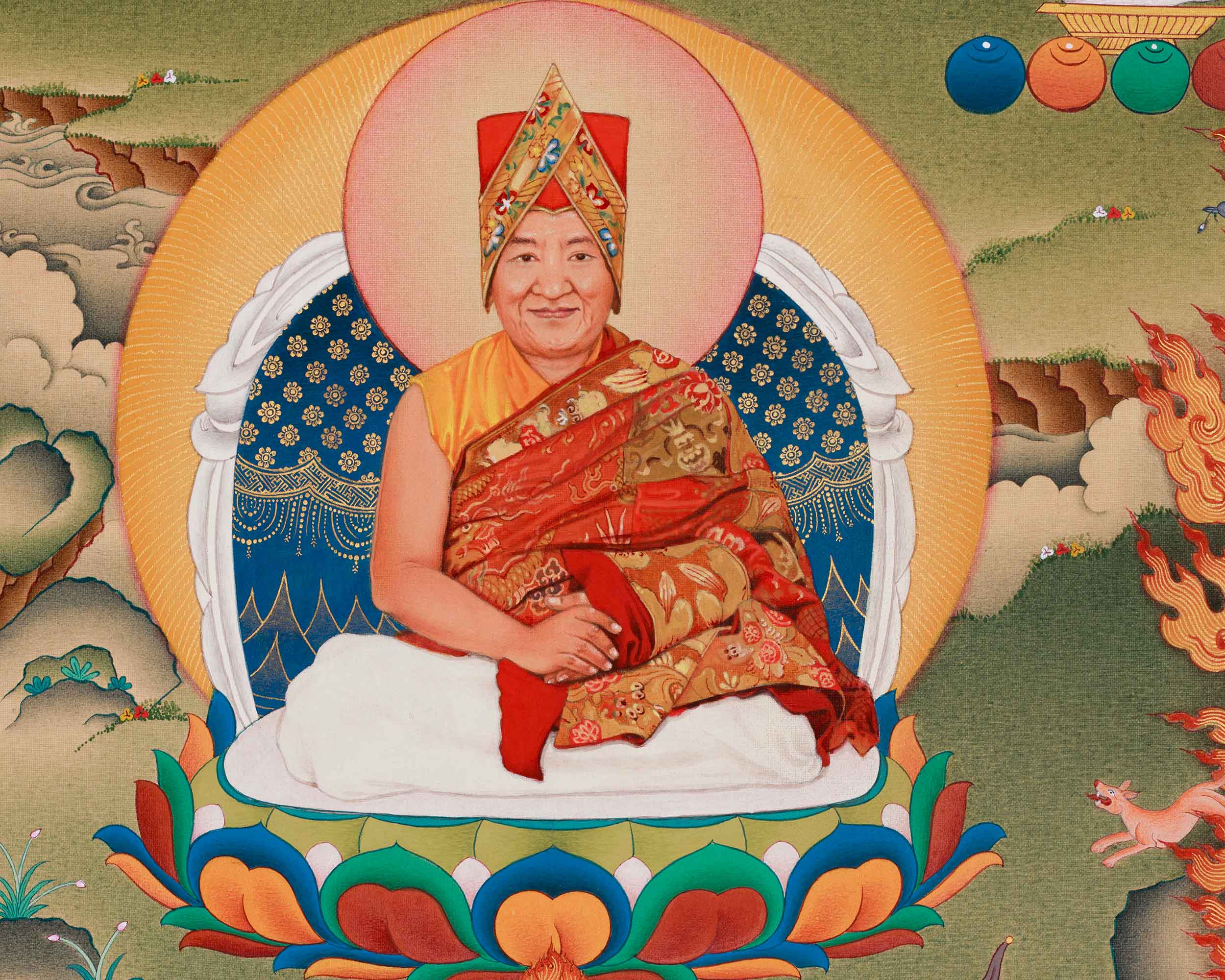 Sakya Master Thangka | Premium Artwork Preserving Lineage, Teachings, and Sacred Blessings