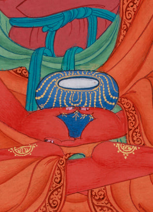 Traditional Amida Buddha Thangka | The Buddha of Boundless Light