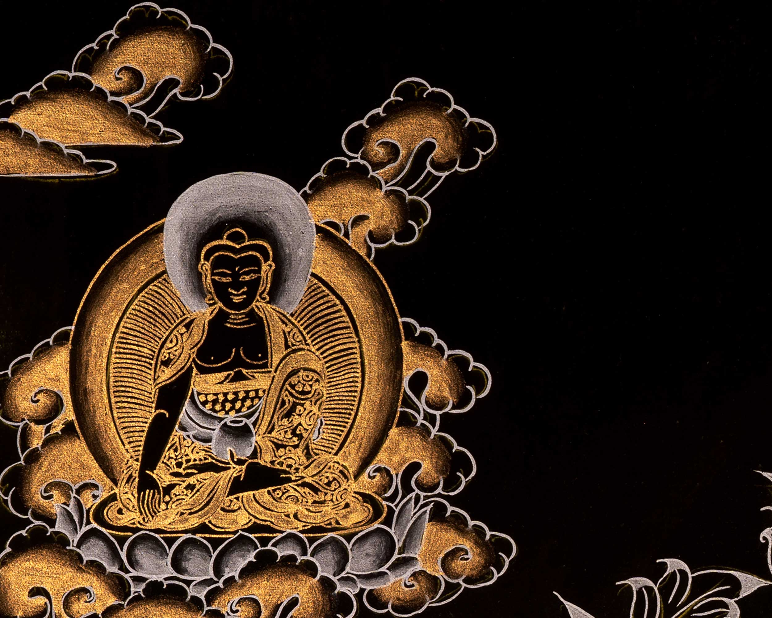 Bodhisattva Manjushree Thangka | Buddhist Art Painting
