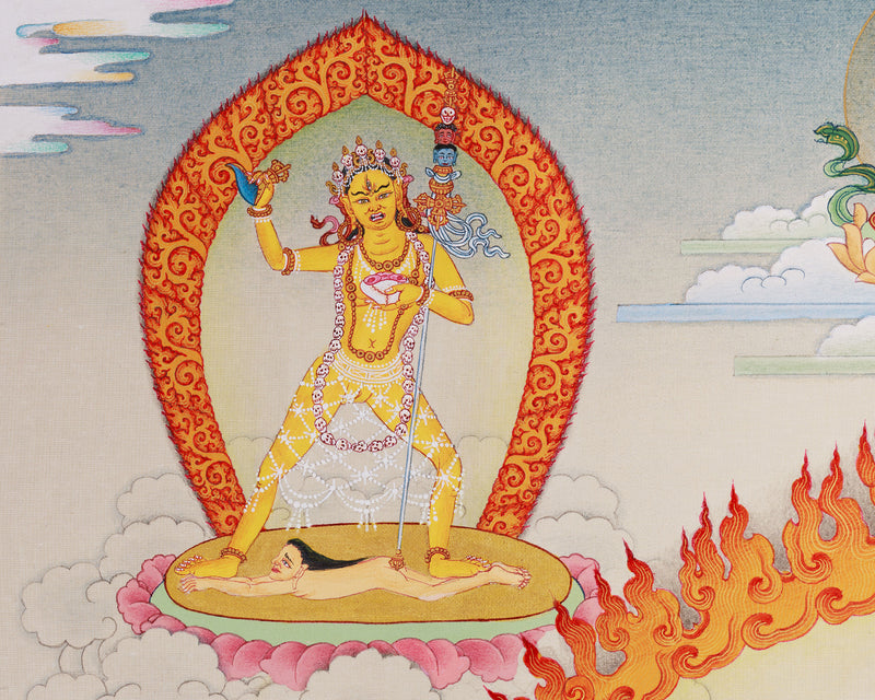 Chakrasamvara Yab-Yum Thangka | Powerful Tantric Deity Art