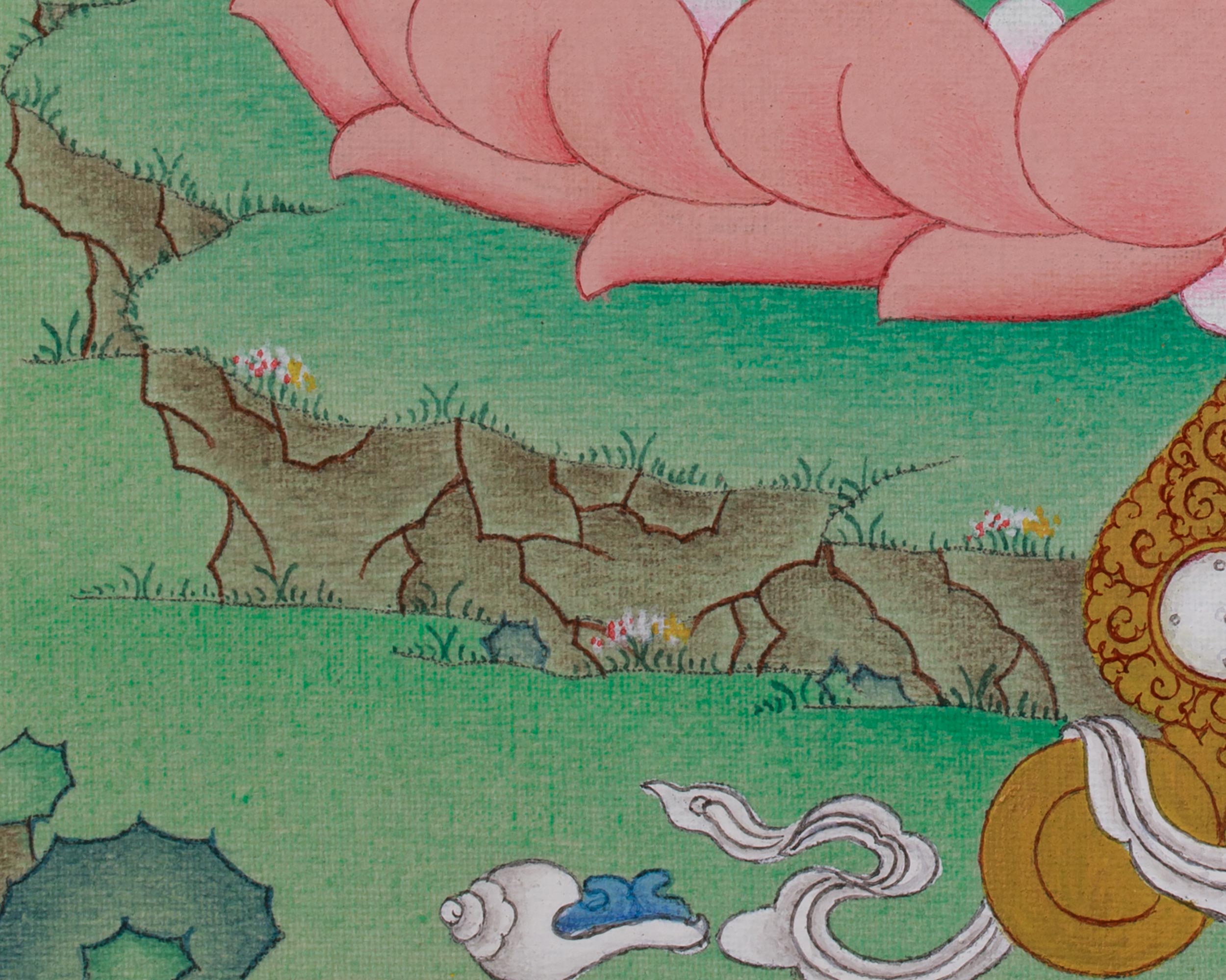 Himalayan Shakyamuni Buddha Thangka | The Awakened One | Path of Enlightenment
