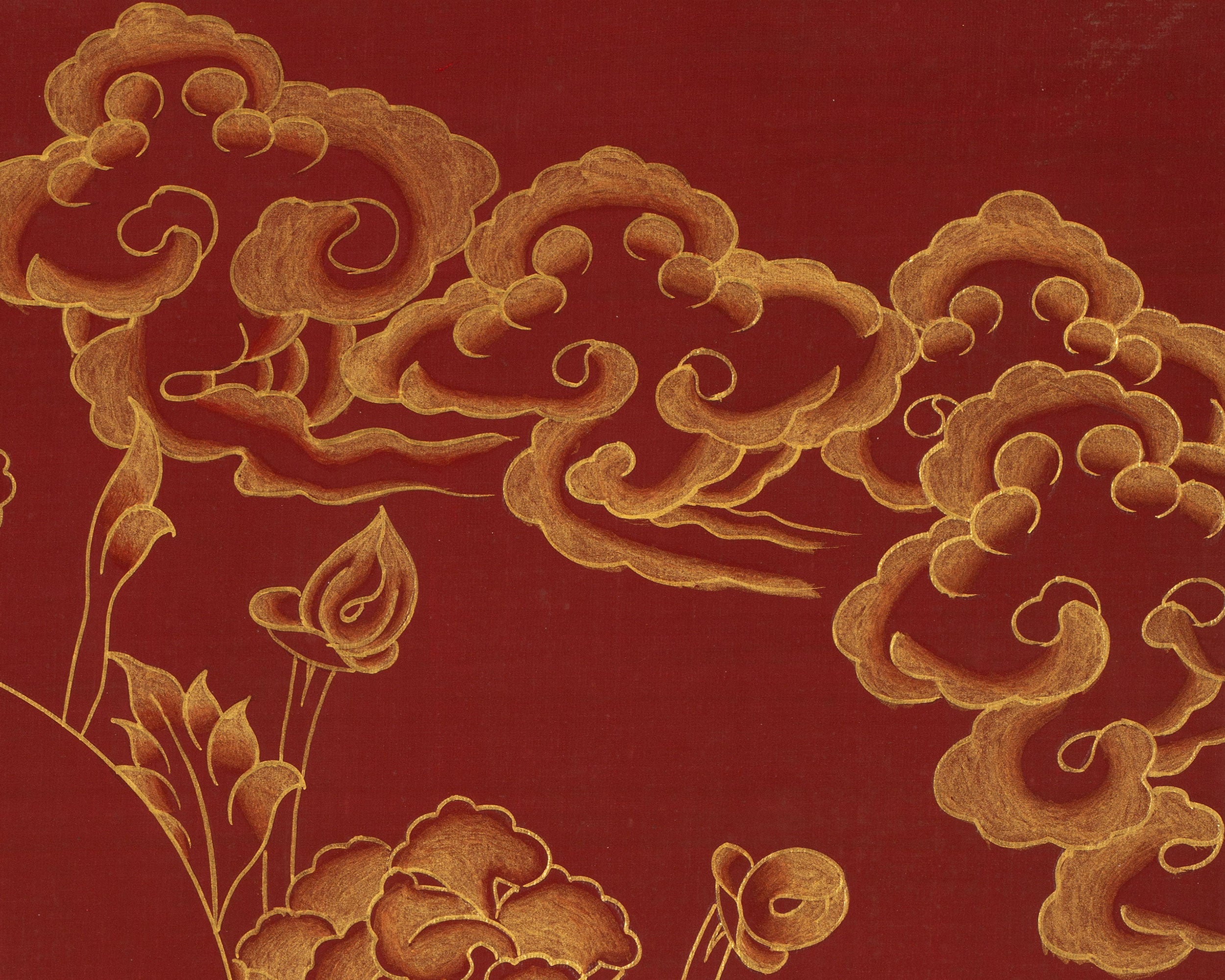Buddha Amitayus Thangka | 24k Gold High Quality Art | Religious Painting