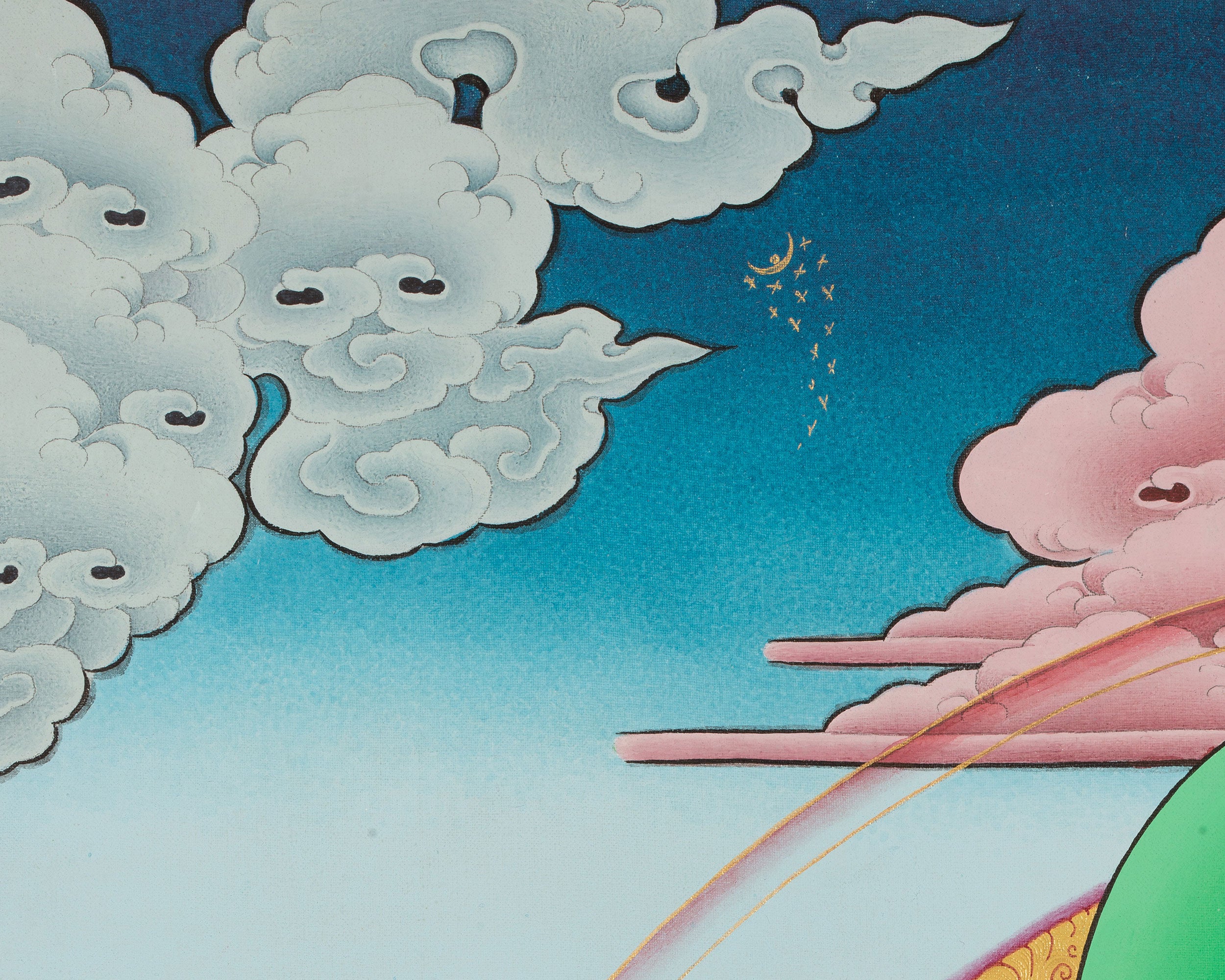 Guru Rinpoche Thangka | Wall Decor Painting
