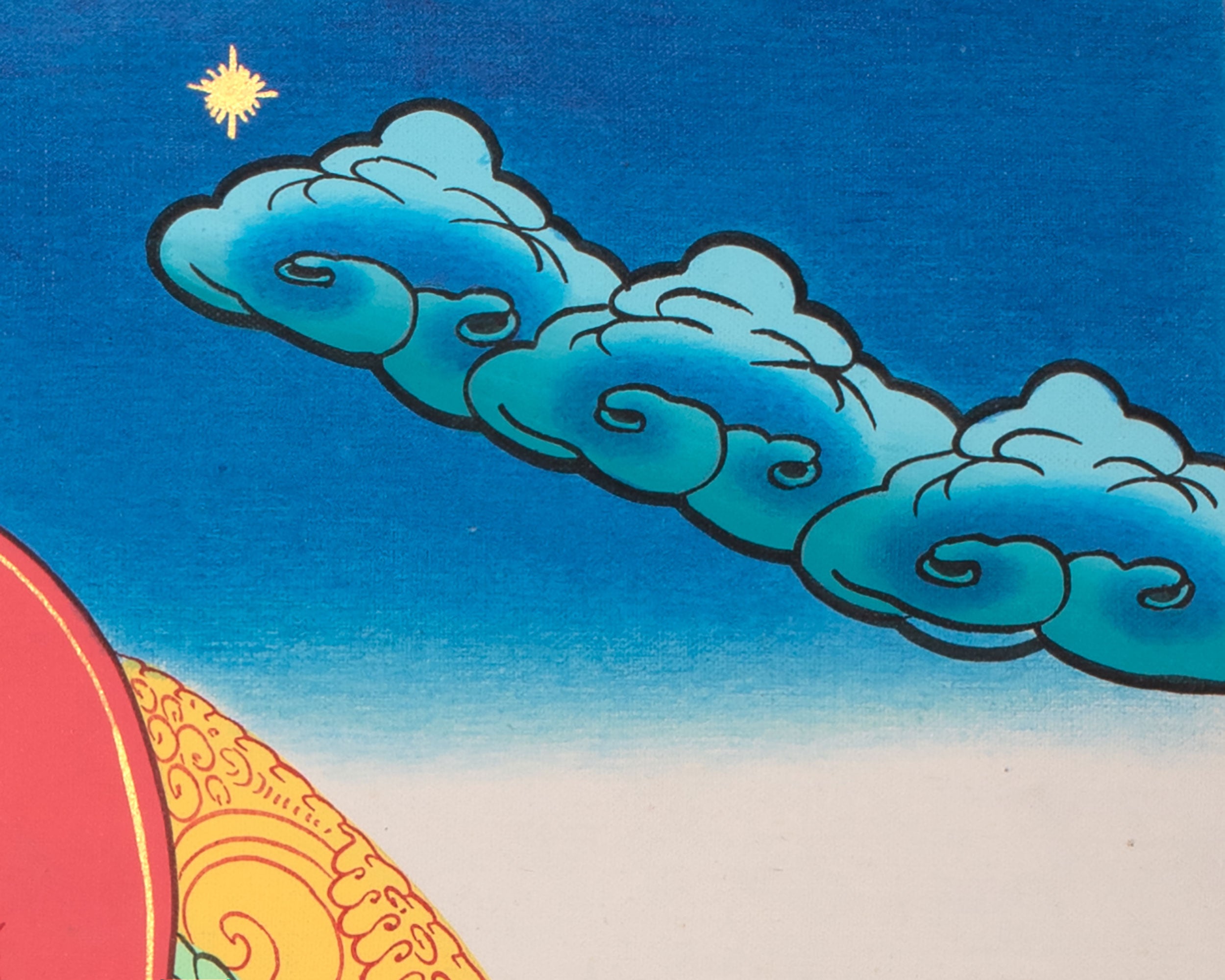Avalokiteshvara Chenrezig Thangka | Bodhisattva Tibetan Art | Wall Hanging Decor