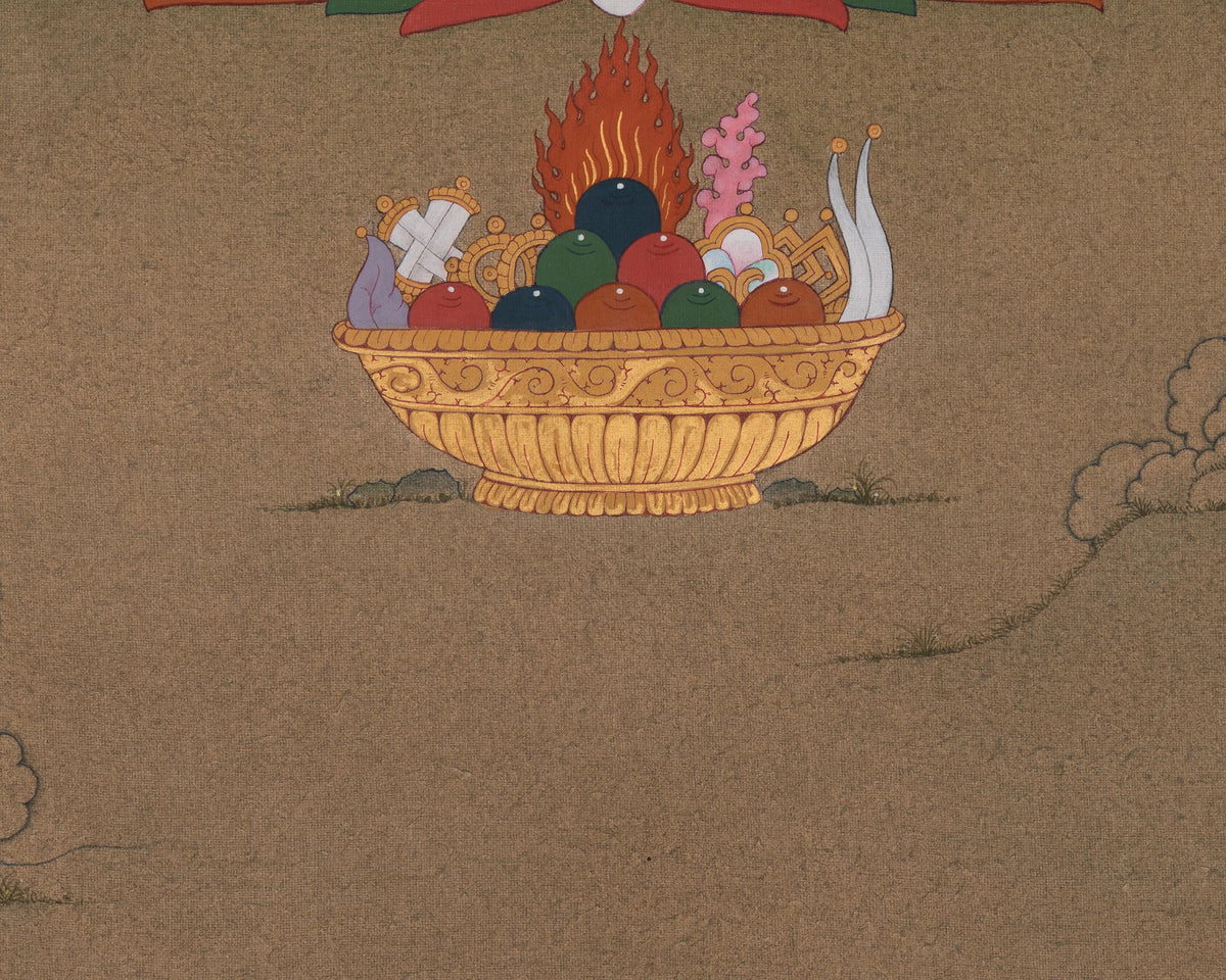 Siddhartha Gautama Meditation Art | Shakyamuni Buddha | Traditional Painting