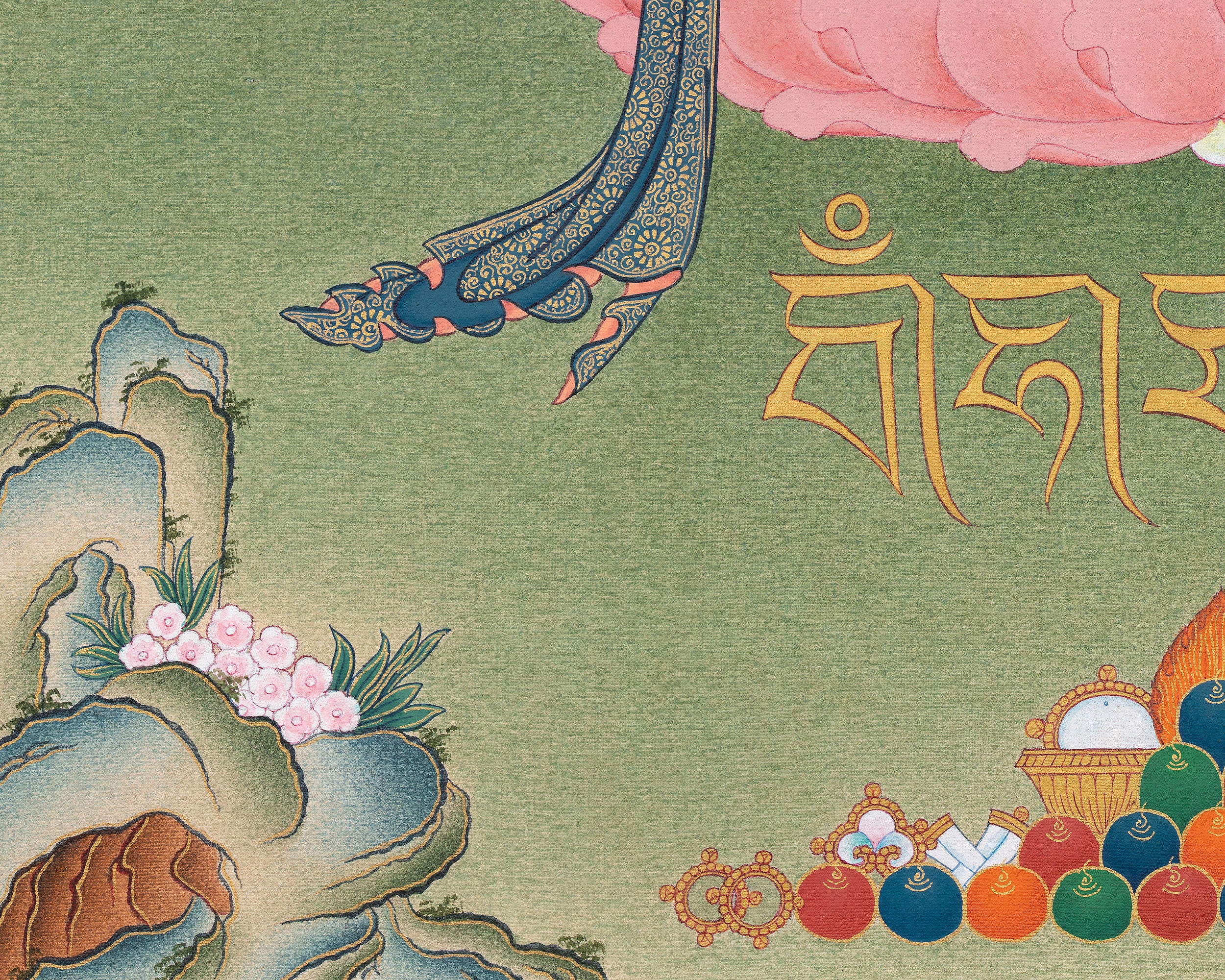 Mandarva Thangka Print | Wisdom Dakini | Digital Print