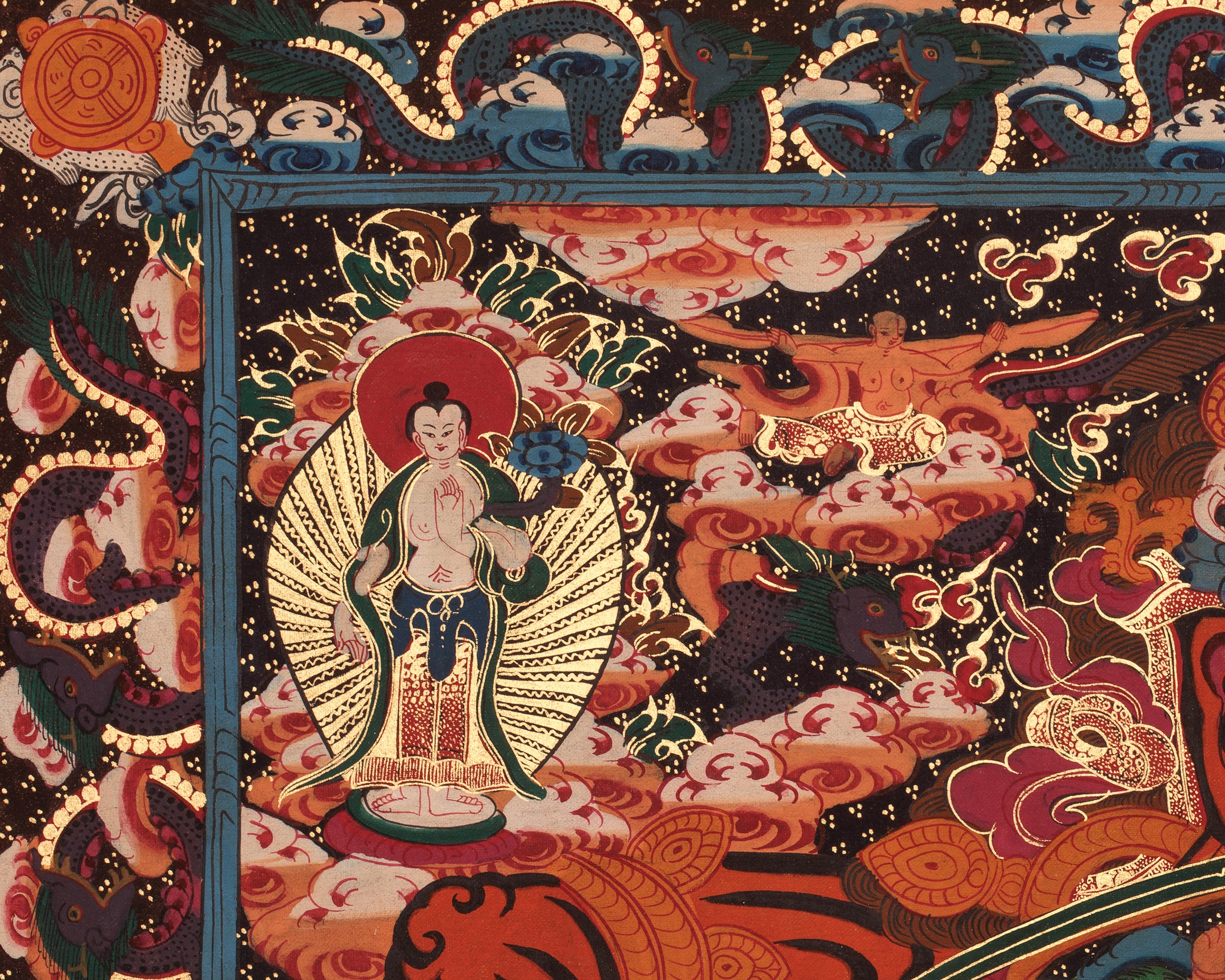 Himalayan Wheel of Life Artwork | Samsara and Enlightened Wisdom