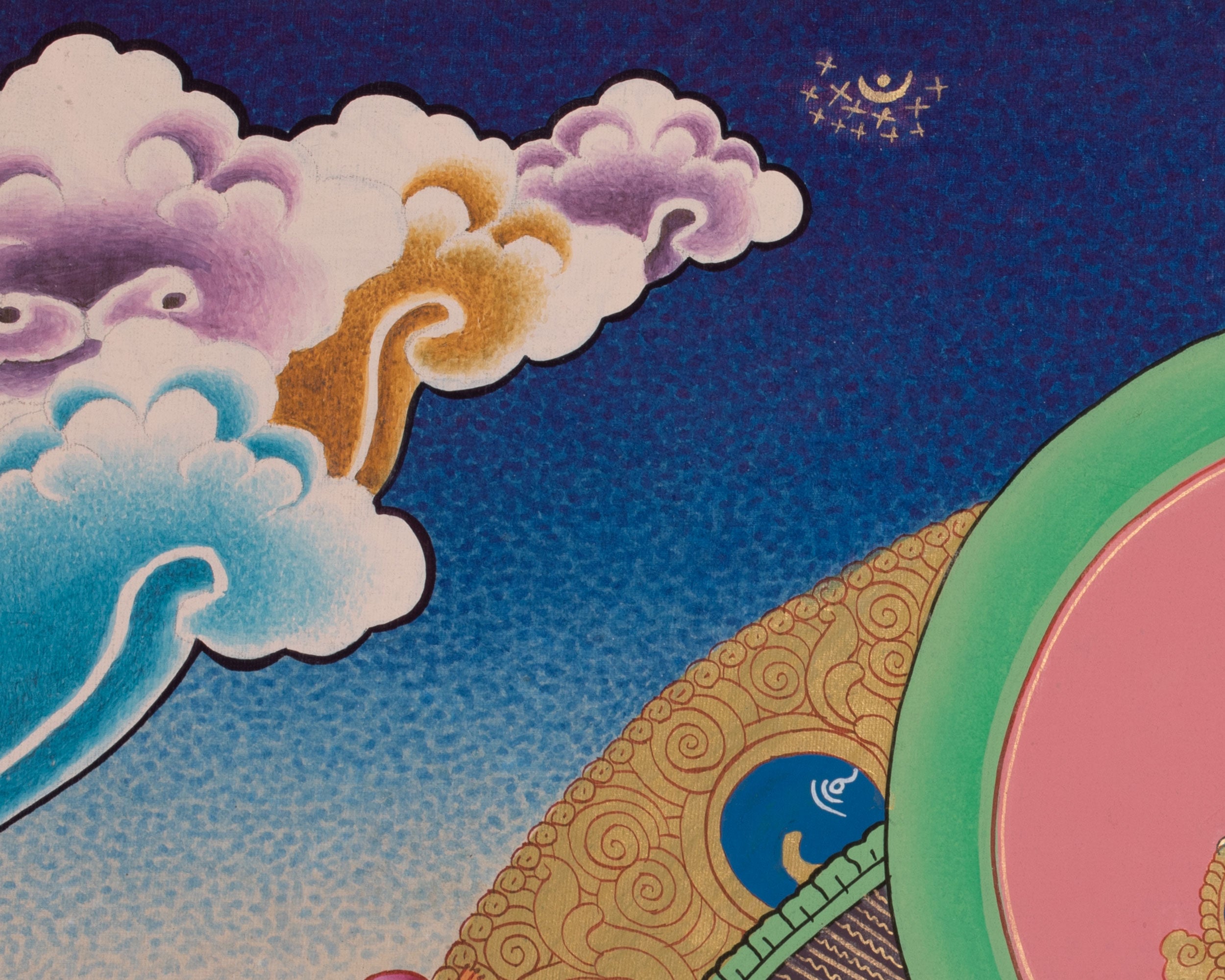 The Goddess Green Tara Thangka | Himalayan Buddhist Painting for Meditation