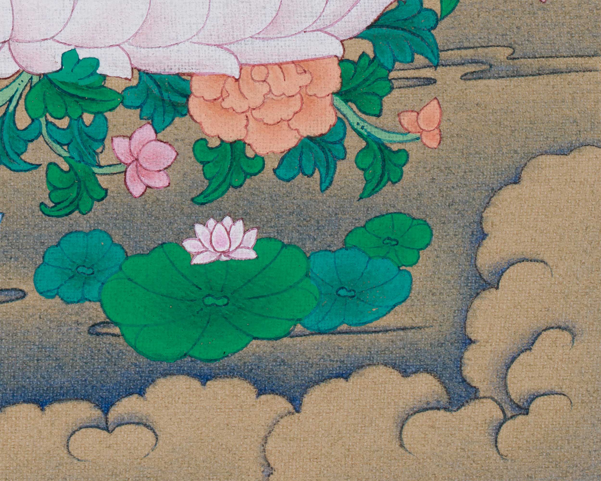 Handmade Green Tara Painting | Goddess of Compassion, Wisdom, and Swift Blessings