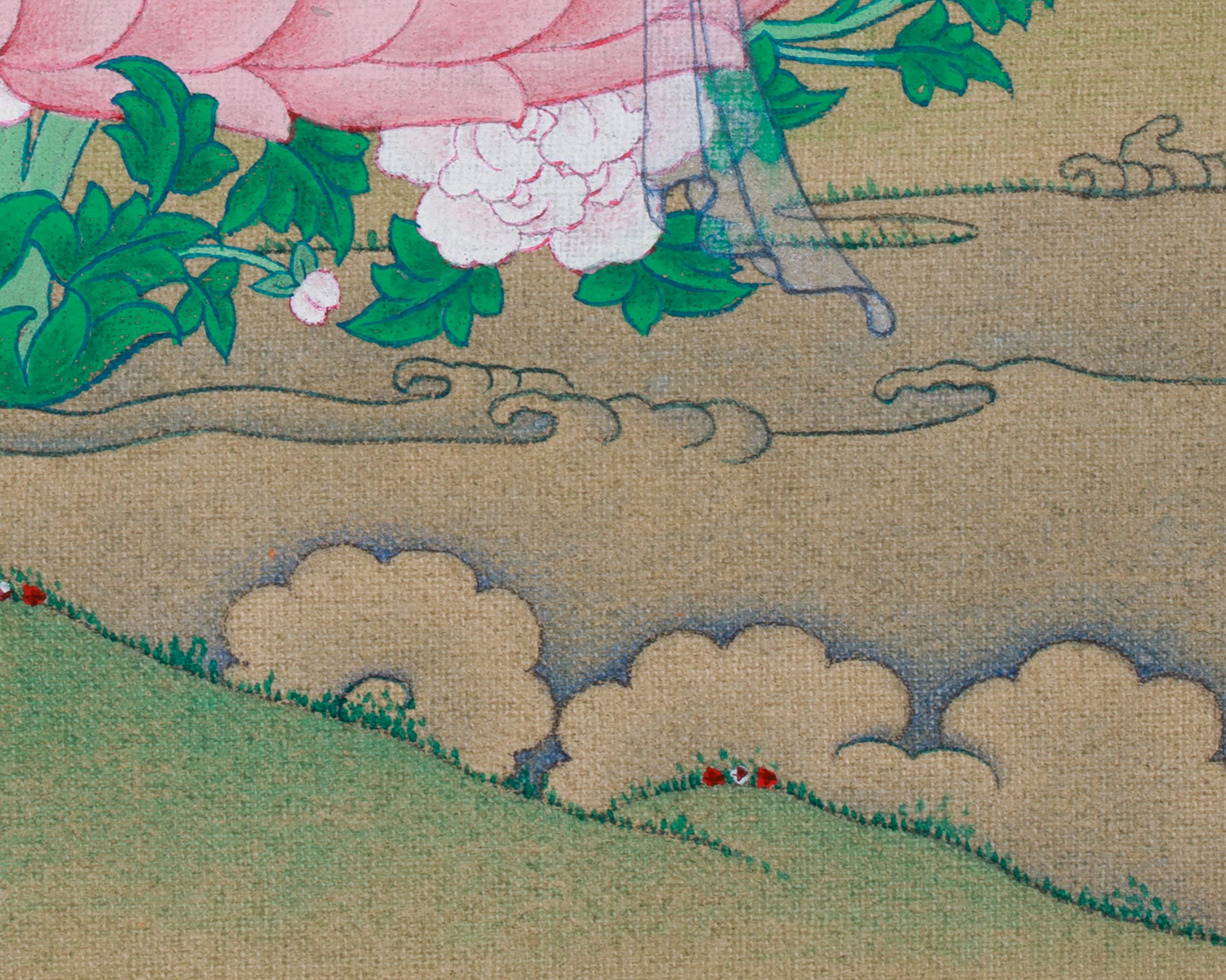 Thangka of Traditional Bodhisattva Manjushri | The Supreme Symbol of Transcendent Wisdom and Insight