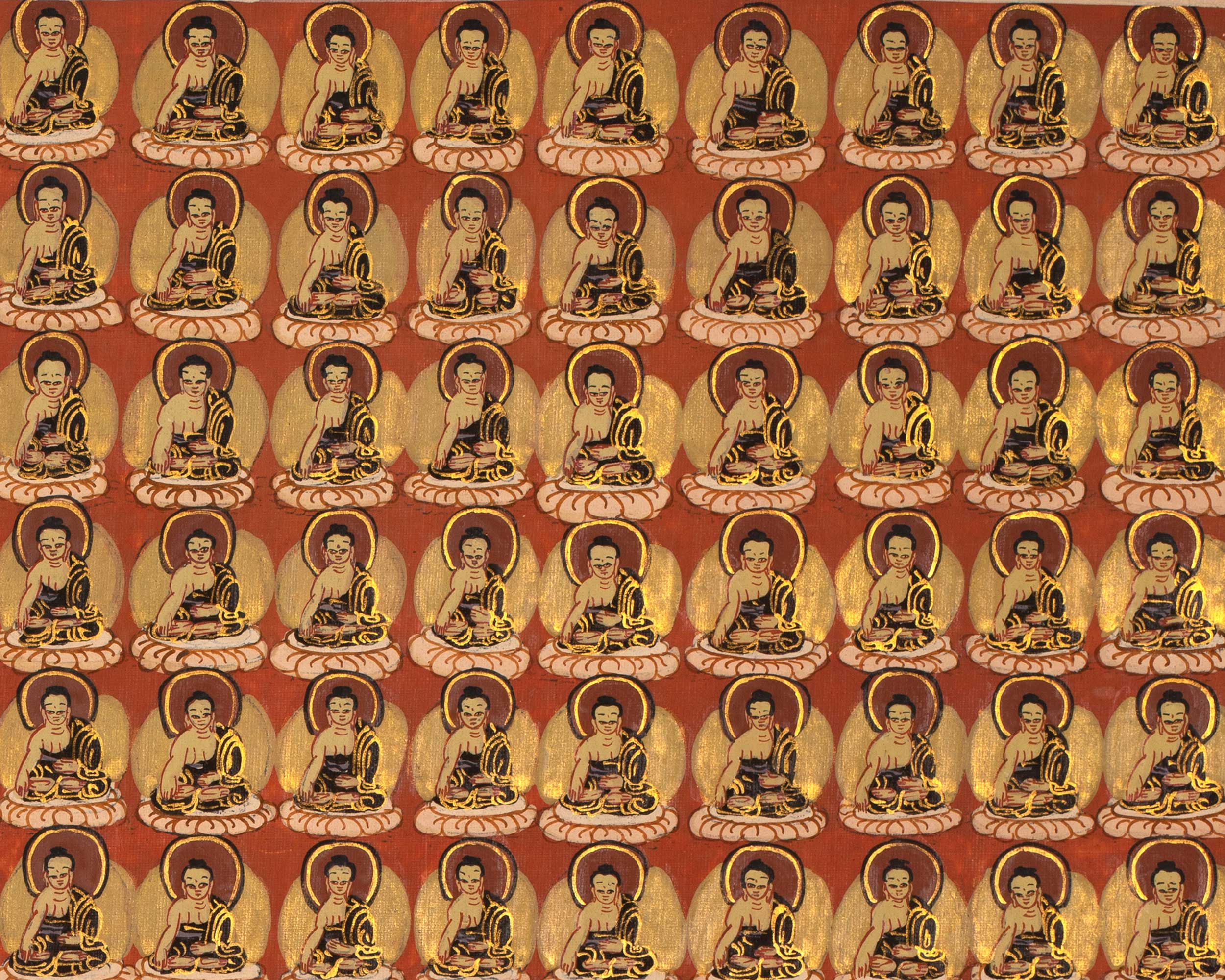 Handmade Buddha Shakyamuni | Thangka Painting Nepal | Wall Hanging Art
