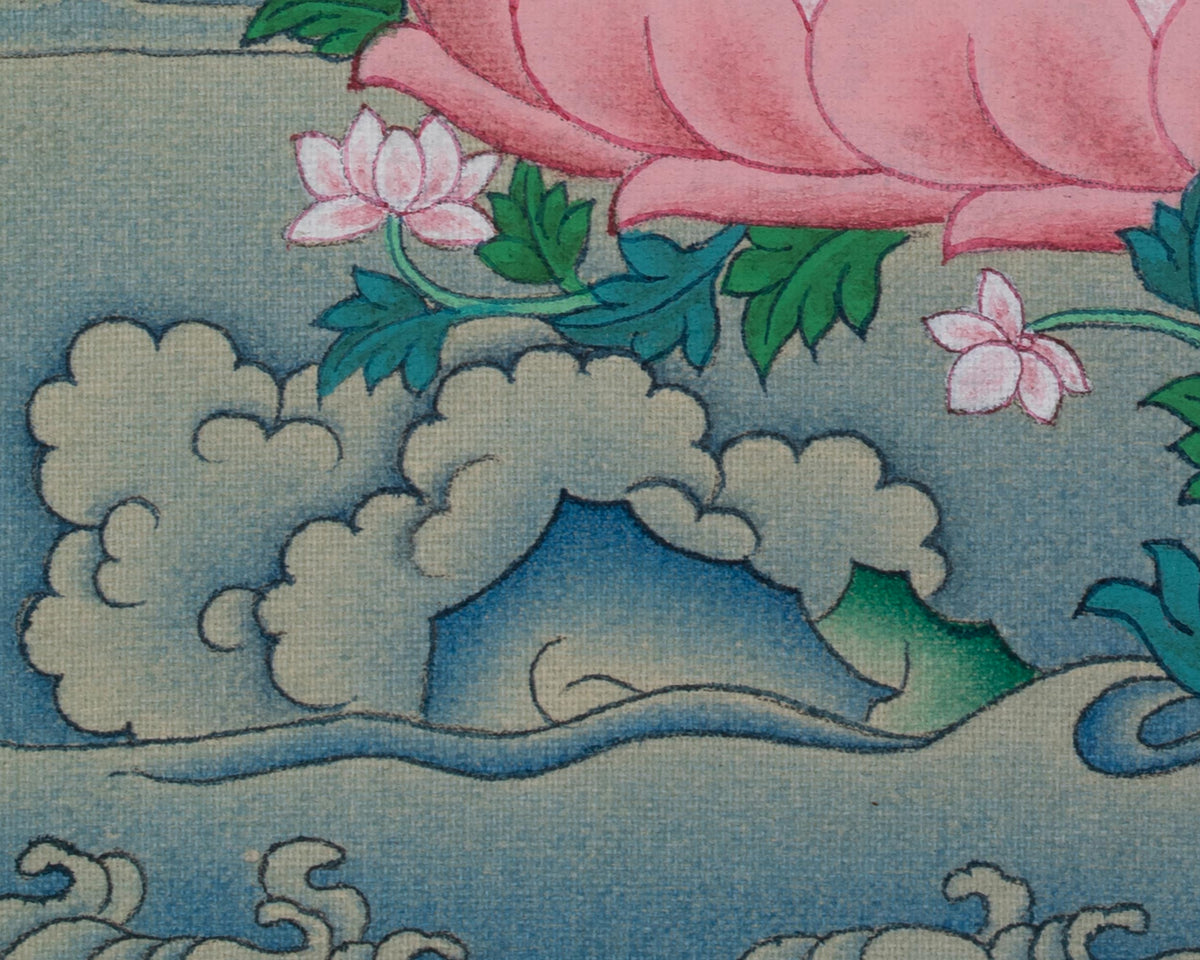 Bhaisajyaguru Artwork | Represents Holistic Healing, And Supreme Compassion