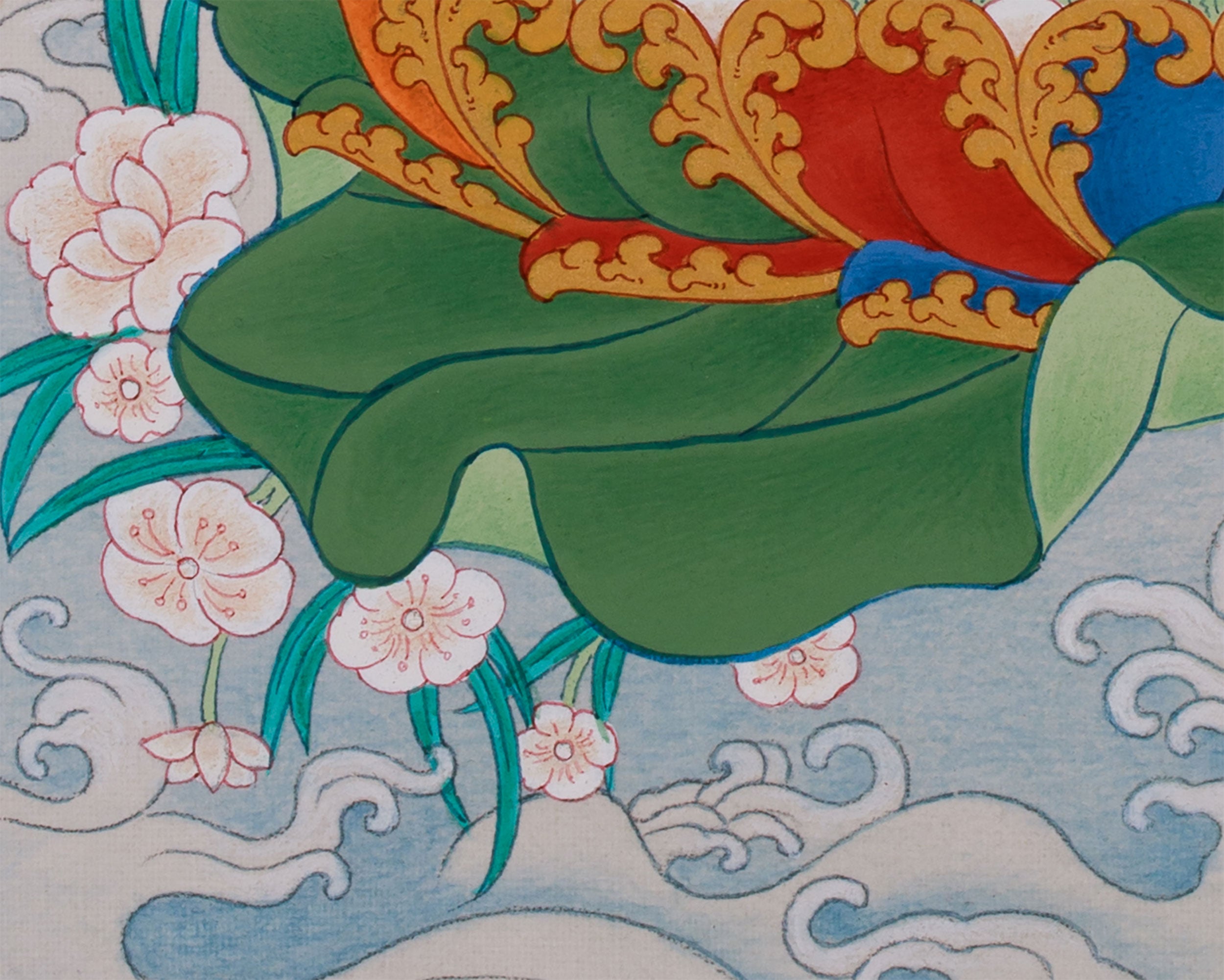 Small Shakyamuni Buddha Thangka | Zen Buddhism