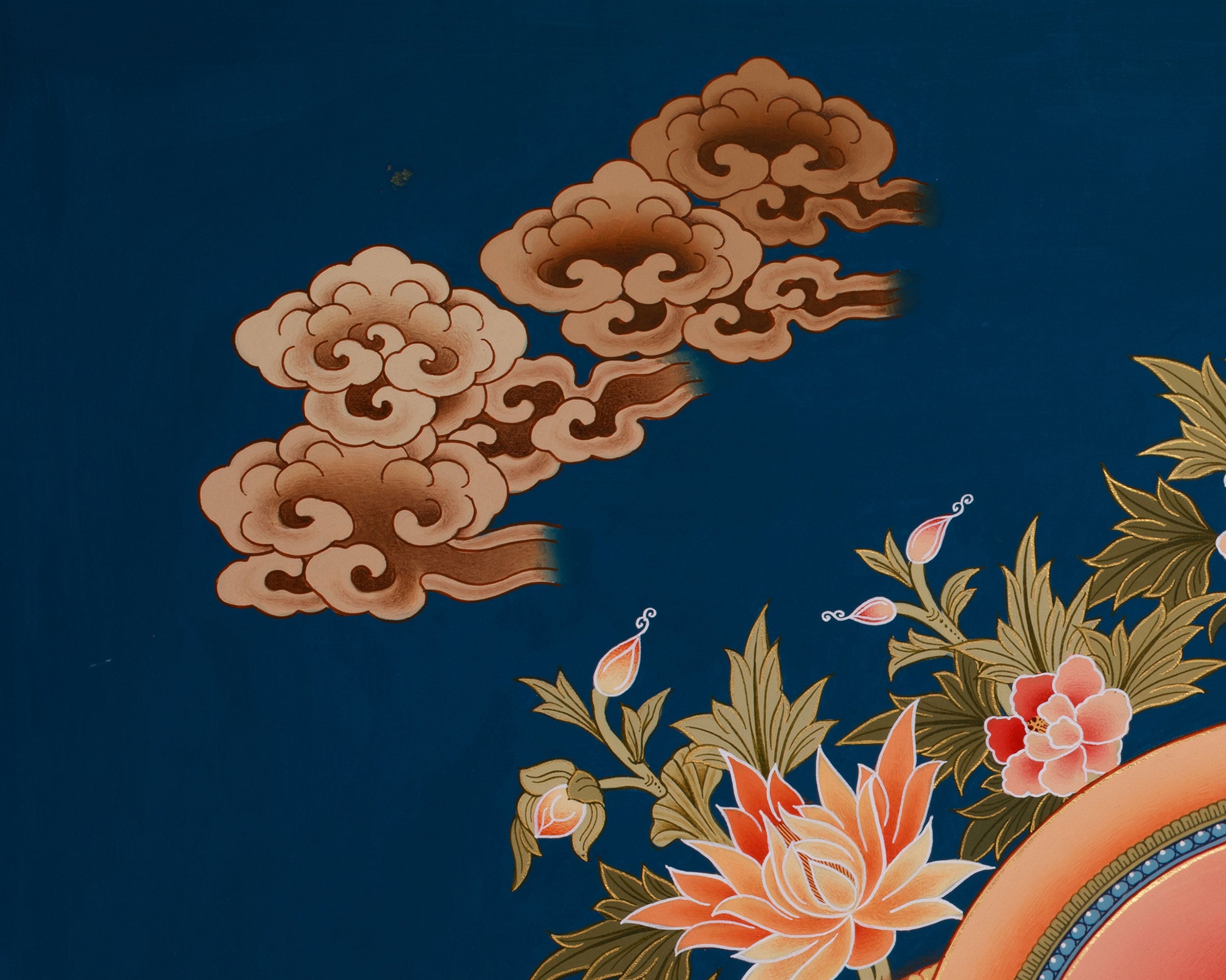 Thangka of Medicine Buddha (Bhaisajyaguru), The Supreme Healer