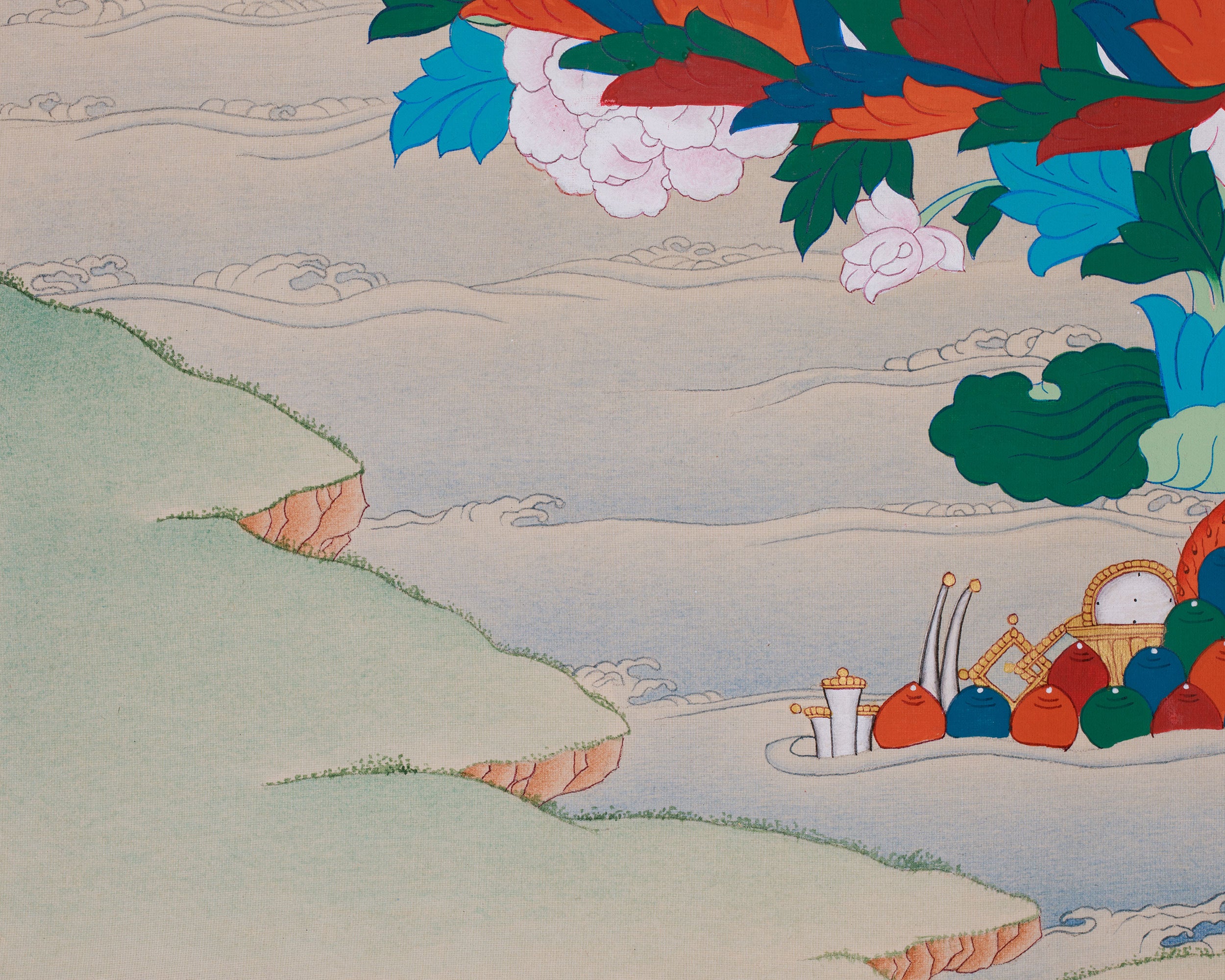 Second Buddha Rinpoche Thangka | Guru Padmasambhava Artwork