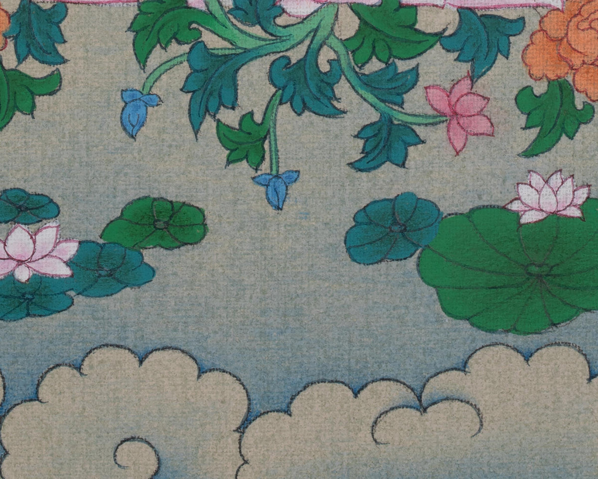 Green Tara Swift Compassion Thangka | Divine Protection Deity | Shyama Tara