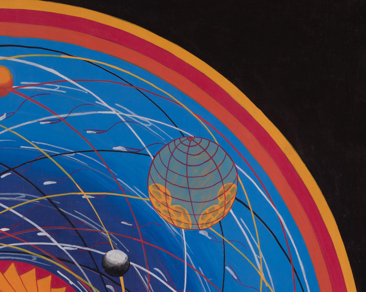 Spiritual Mantra Mandala Thangka | Sacred Expression of Enlightened Sound and Meditation