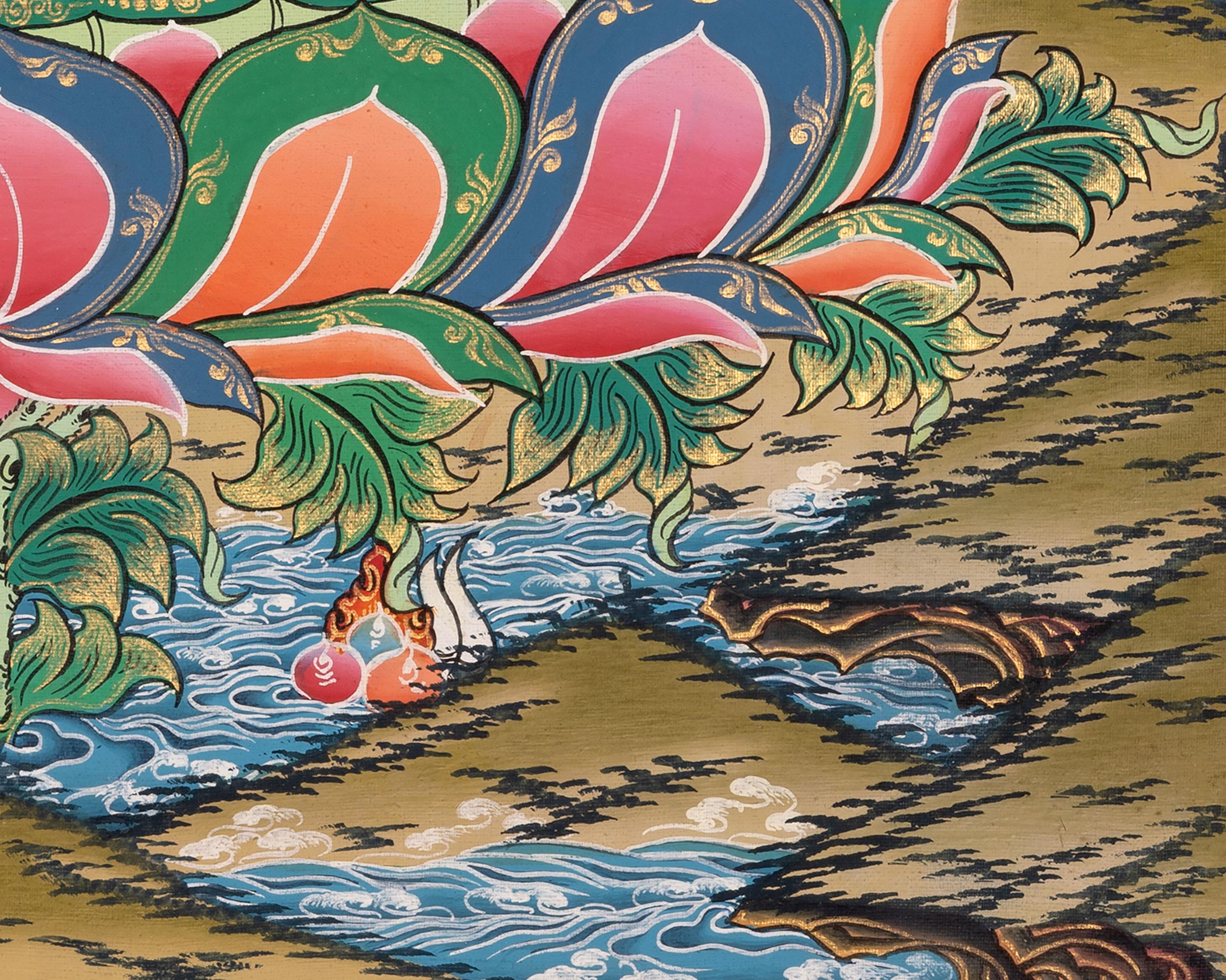 Thangka of Medicine Buddha | Bhaisajyaguru Painting