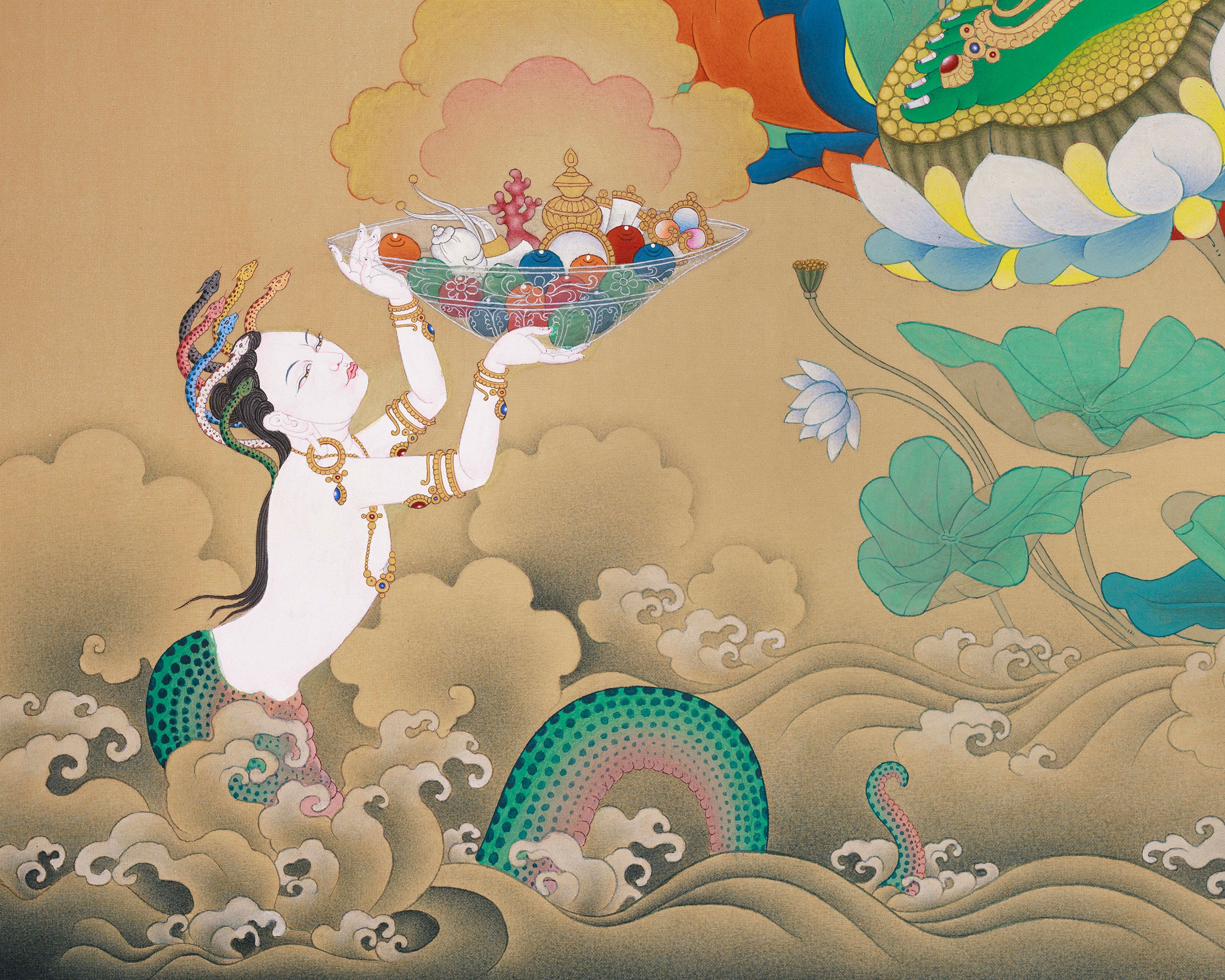 Compassionate Goddess Shyama Tara | The Divine Mother of Compassion and Fearless Protection in Large Format