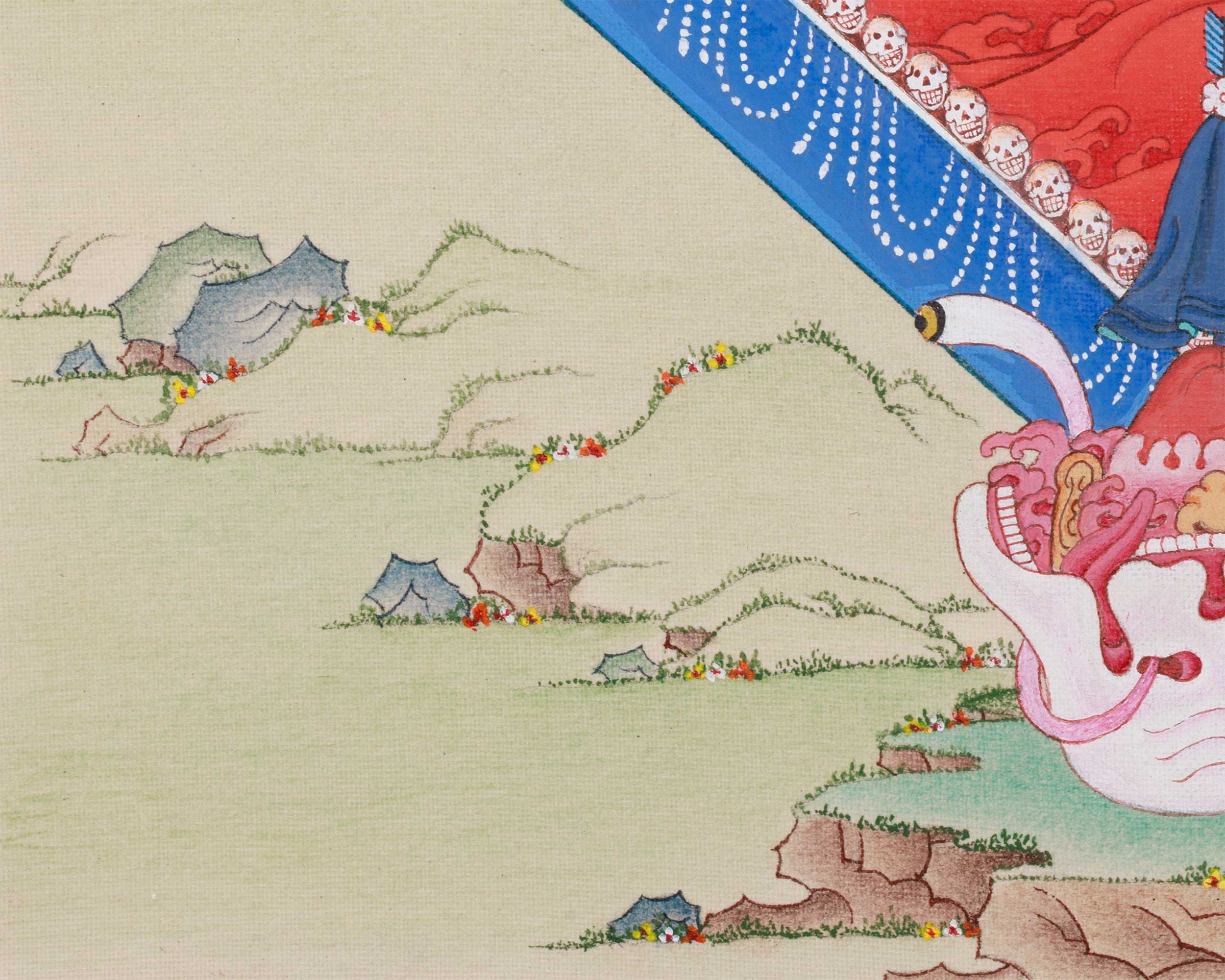 Wrathful Ekajati Thangka | One-Eyed Guardian Deity of Enlightenment