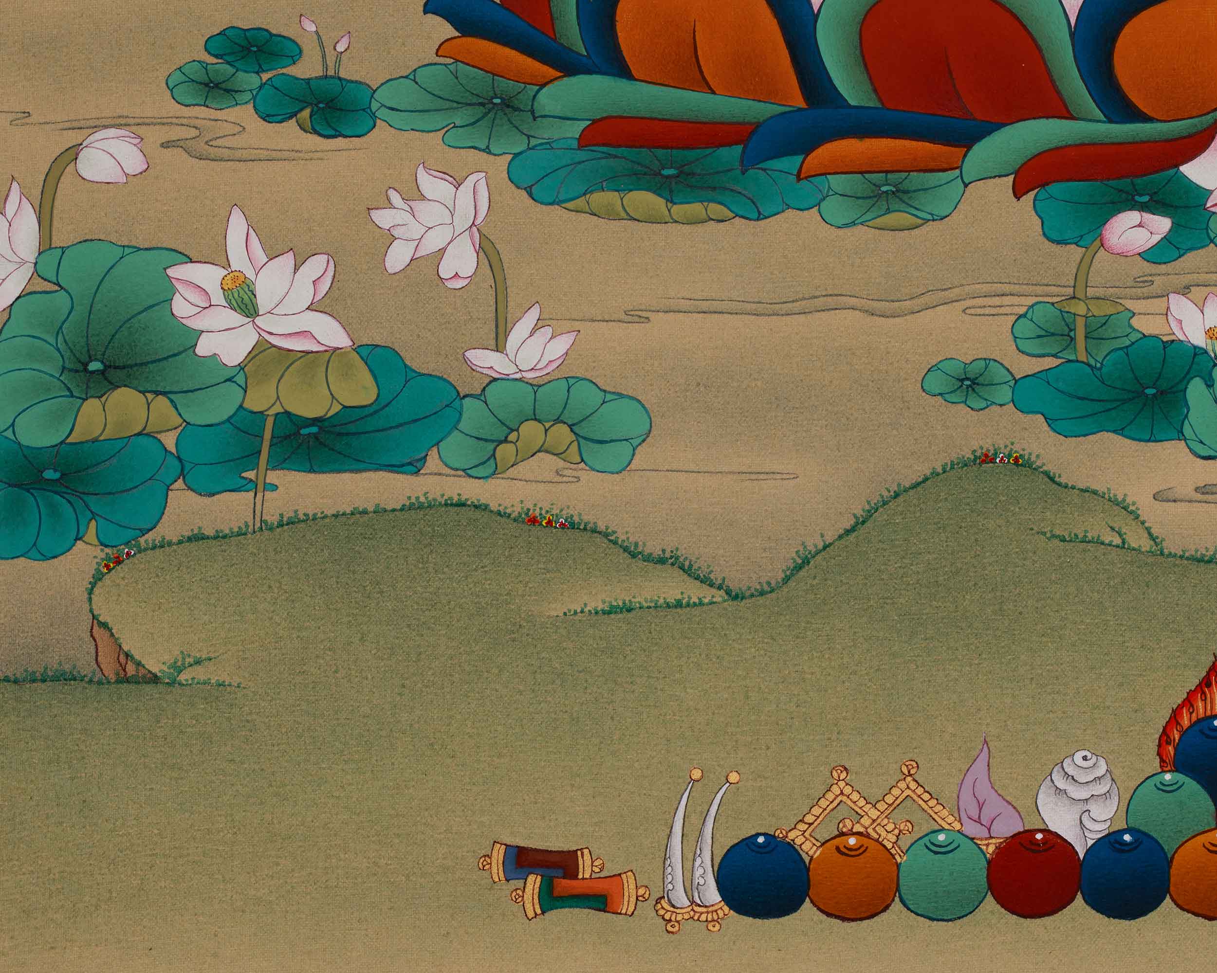 Purification Icon Vajrasattva Thangka | Dorje Sempa Artwork