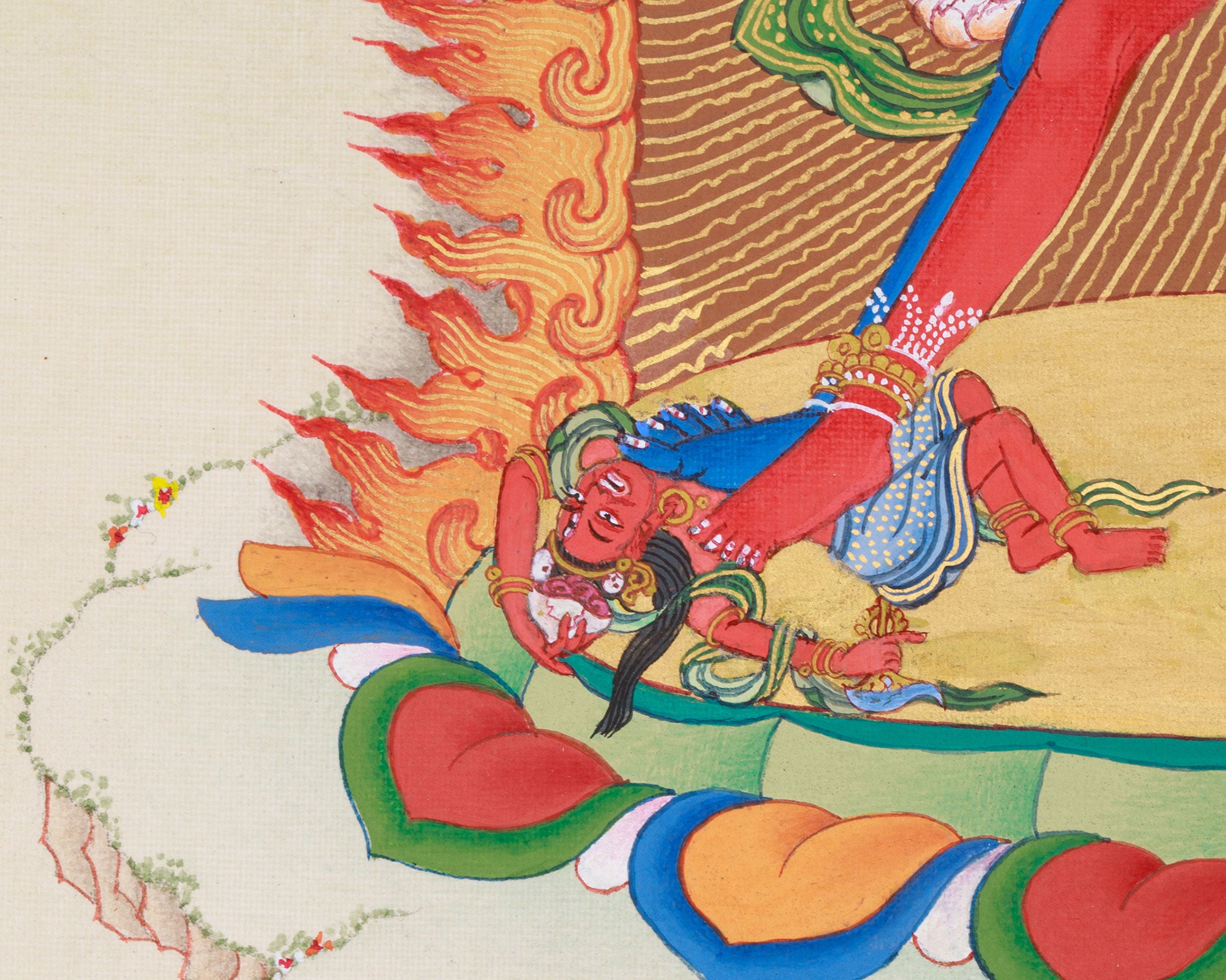Yidam Chakrasamvara Thangka | Union of Wisdom and Bliss | Vajrayana Buddhism