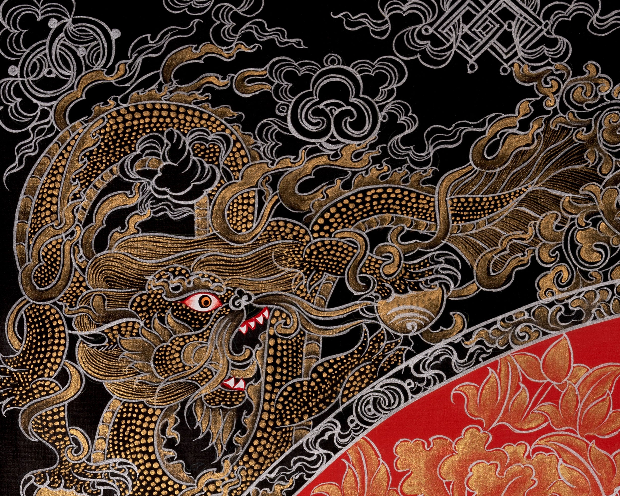 Manjushree Thangka Painting | Bodhisattva Of Wisdom | Religious Art