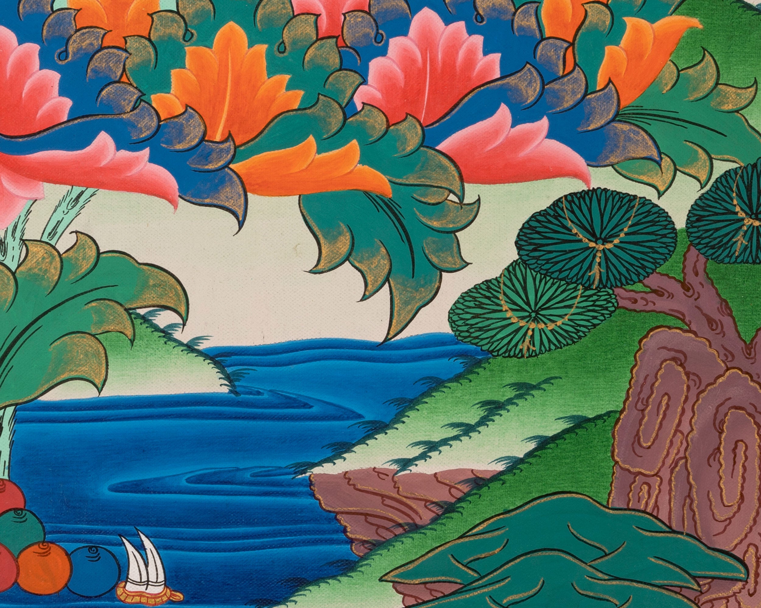 Yab Yum Buddha Thangka | Samantabhadra | Buddhist Artwork