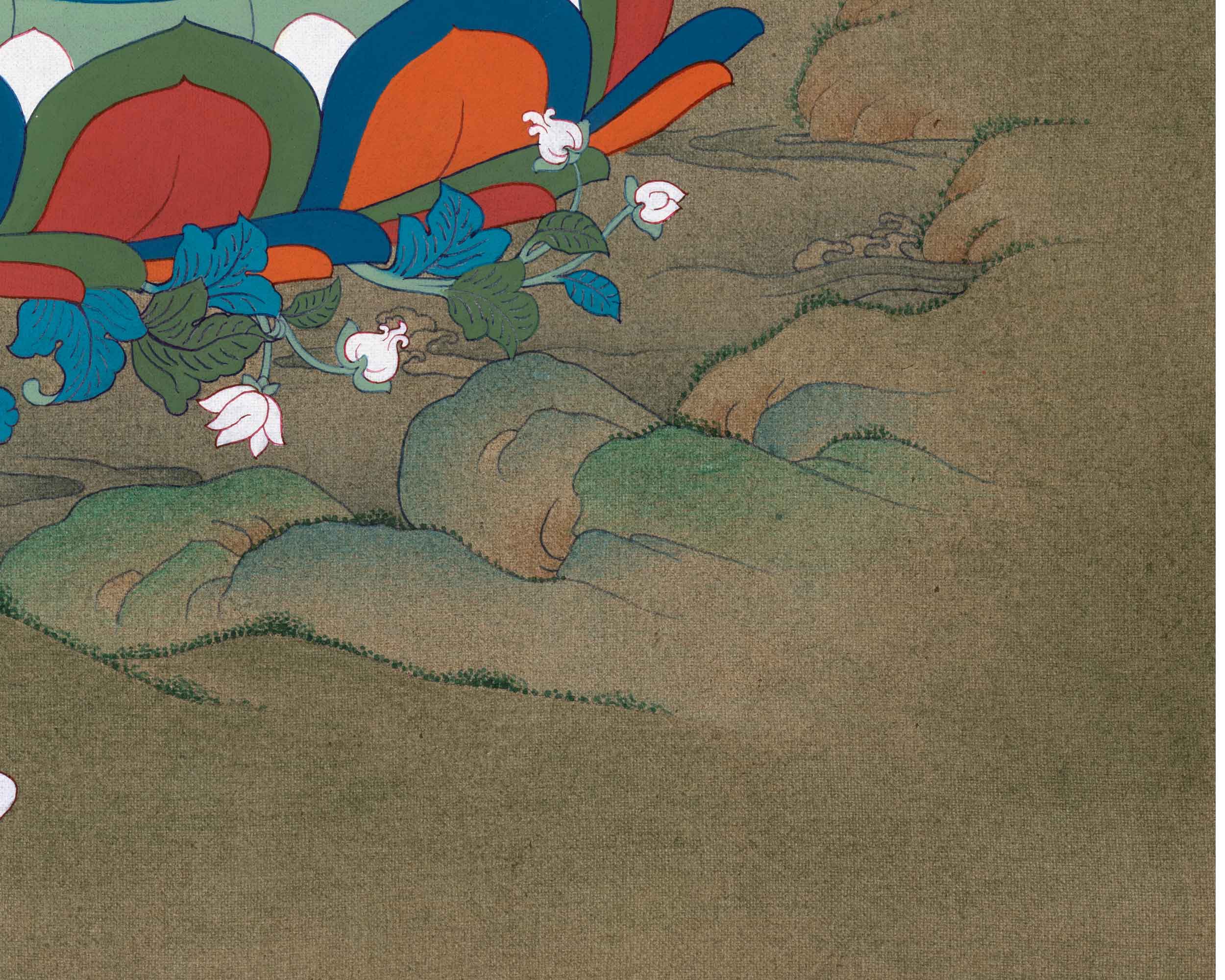 Kurukulla's Divine Presence in Thangka Art | Thangka for Empowered Living | Wall Art