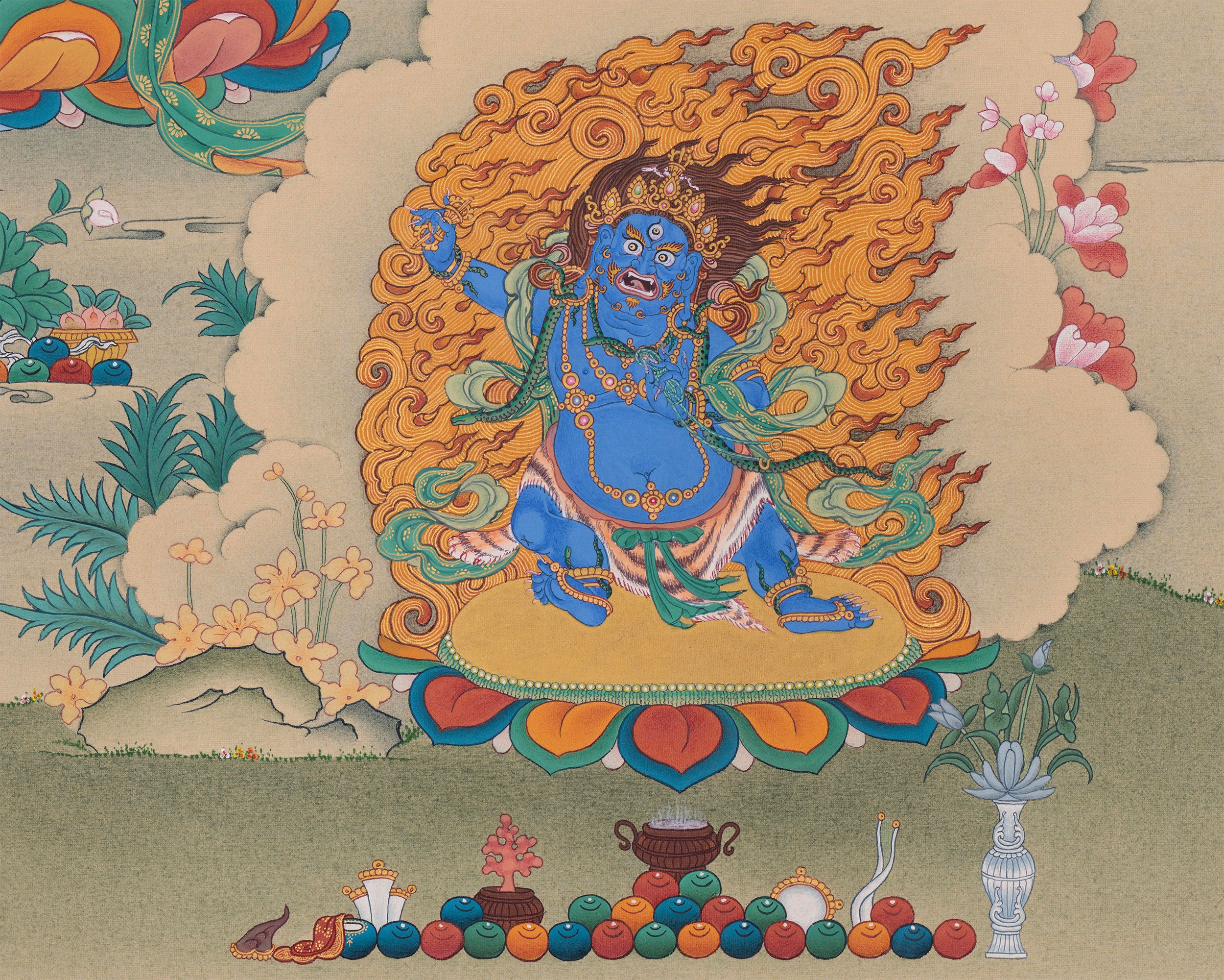 Trio Bodhisattva: Chenrezig, Manjushri, and Vajrapani | Compassion, Wisdom, and Power