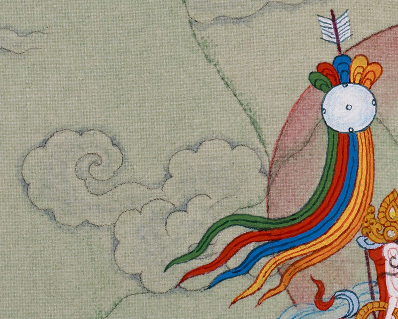 Mandarava Dakini Thangka | Spiritual Consort of Guru Padmasambhava