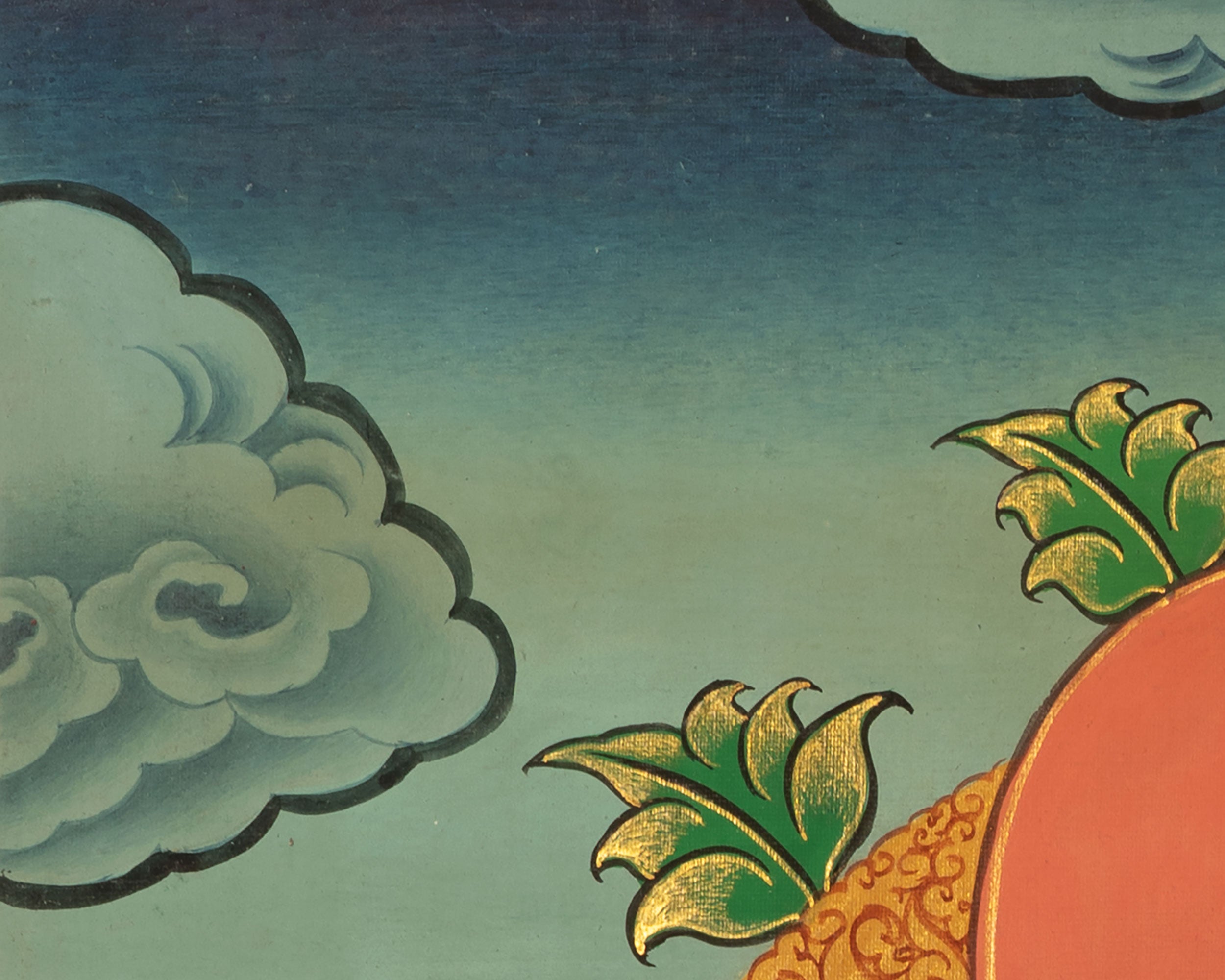 Samantabhadra Yab Yum Buddha | Small Size Original Hand-Painted Thangka