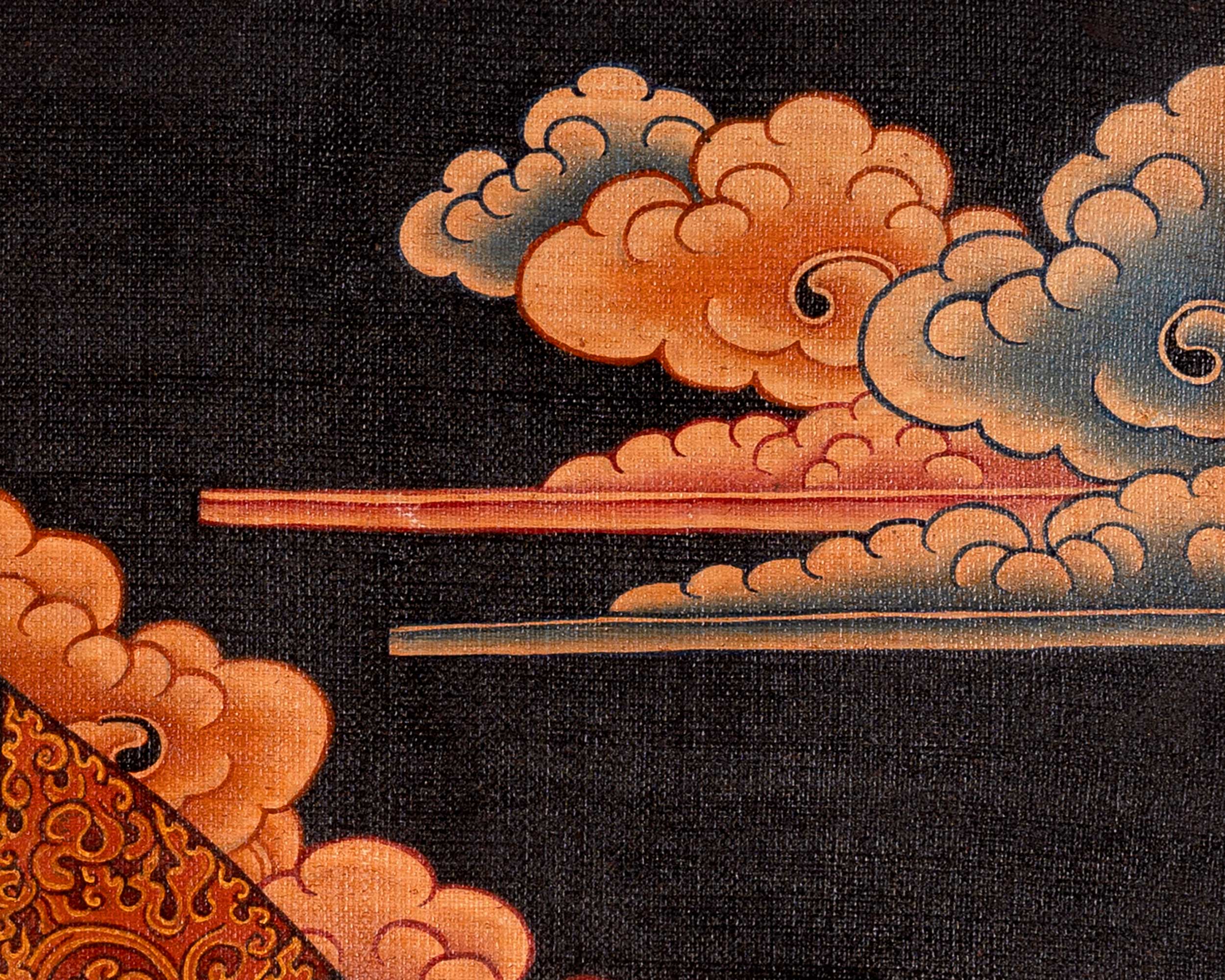 He-Vajra Thangka | Oil Varnished on Stretch Canvas