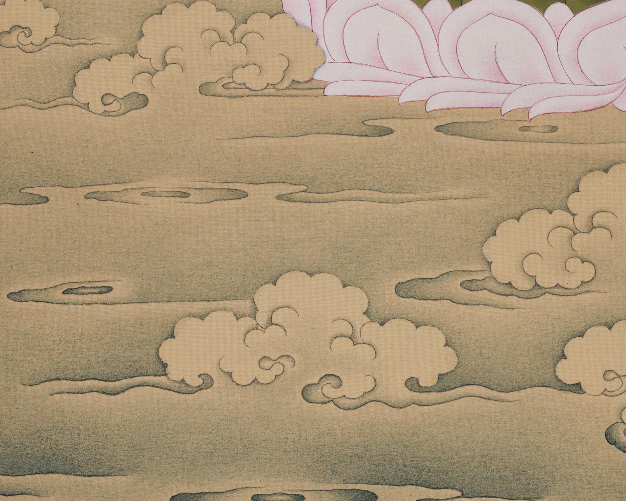 Dorje Sempa, Tibetan Buddha of Purification | Thangka of Vajrasattva | Lhasa Stone and Gold