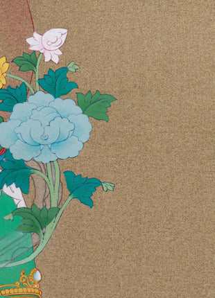 Shyama Green Tara Thangka Painting | Buddhist Goddess of Compassion and Resilience